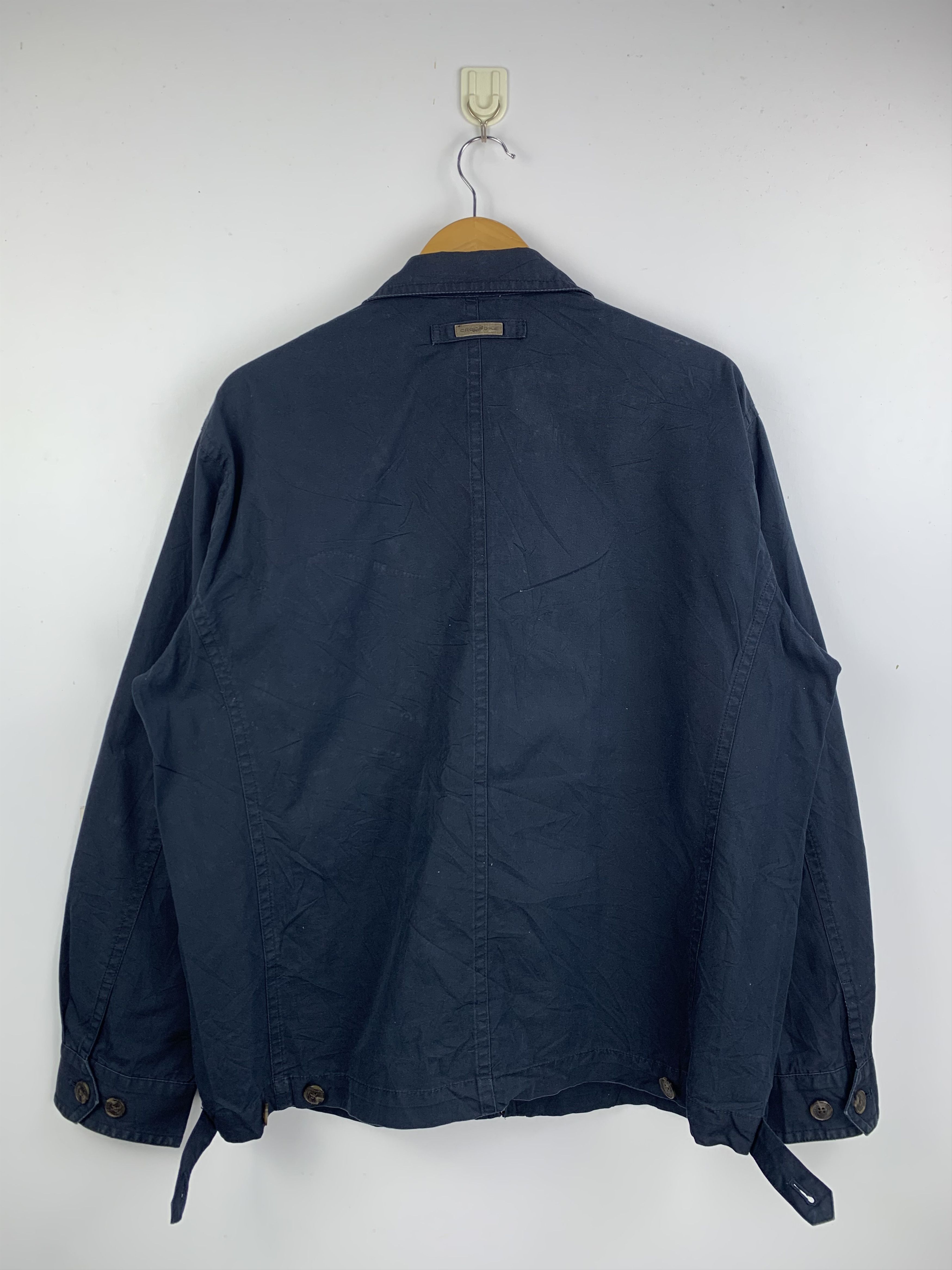 Japanese Brand Vintage 90s Crocodile Denim Jacket J1628 Size US L / EU 52-54 / 3 - 3 Thumbnail