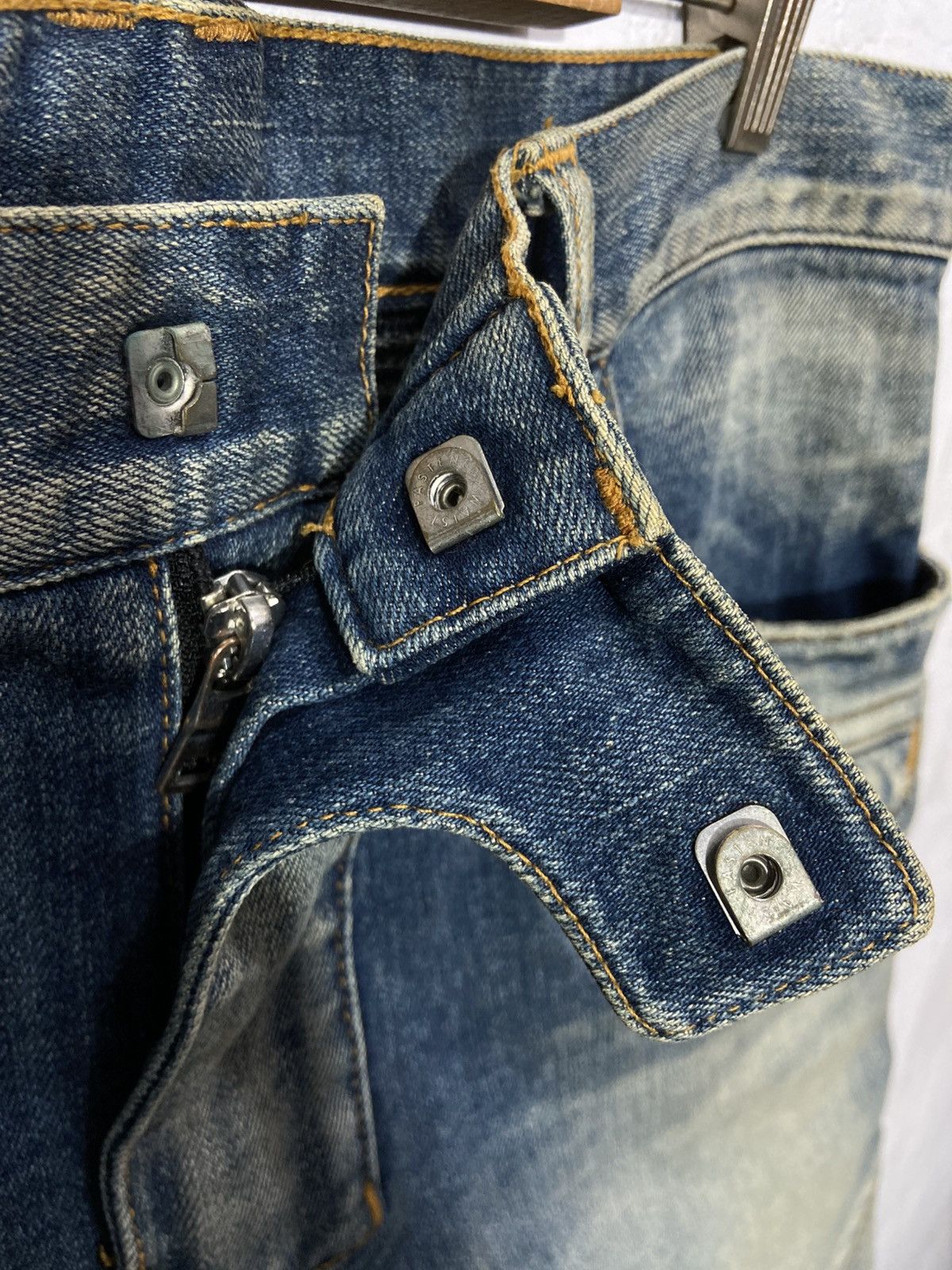 Balmain Balmain Denim Distressed Jeans moto bike Size US 31 - 4 Thumbnail