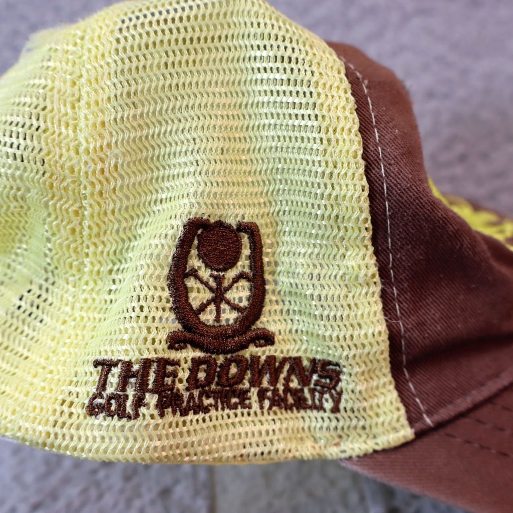 Vintage Brown Adjustable Strap Back Baseball Cap Horse Racing Poker Golf Y2K Hat Size ONE SIZE - 7 Thumbnail