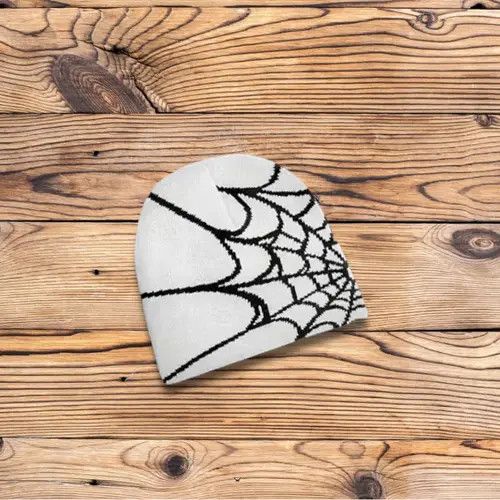Japanese Brand × Vintage 🕷️🕸️ Spider Web Beanie Hat y2k 🕸 Size ONE SIZE - 4 Thumbnail