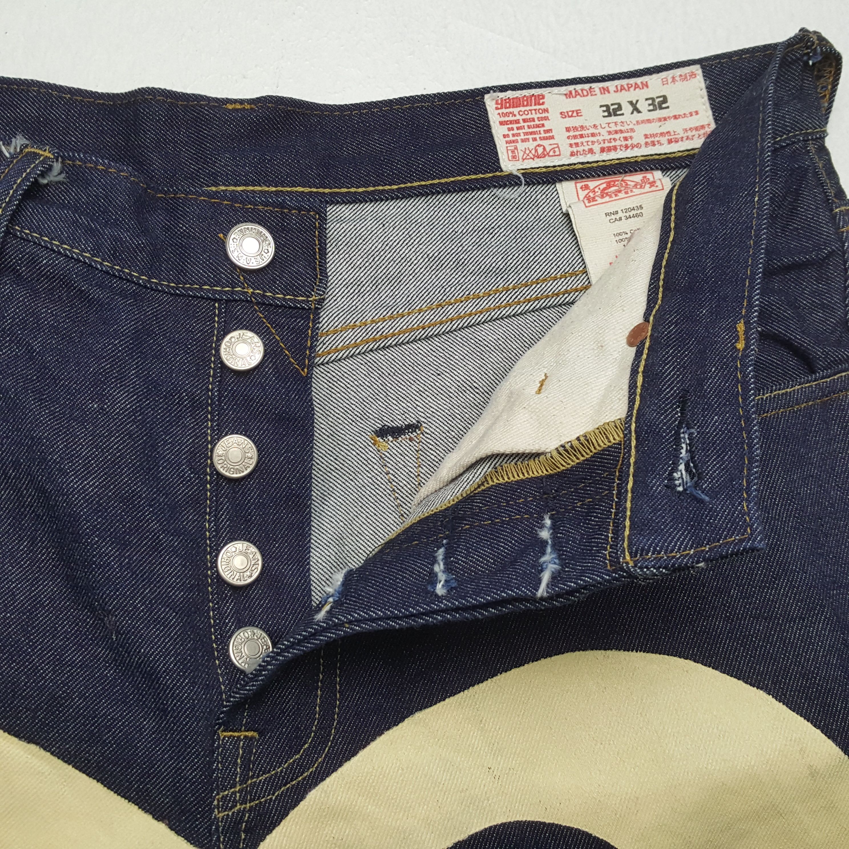 Evisu × Japanese Brand × Vintage Vintage EVISU Japanese Brand Daicock Custom Denim Jeans Size US 32 / EU 48 - 13 Thumbnail