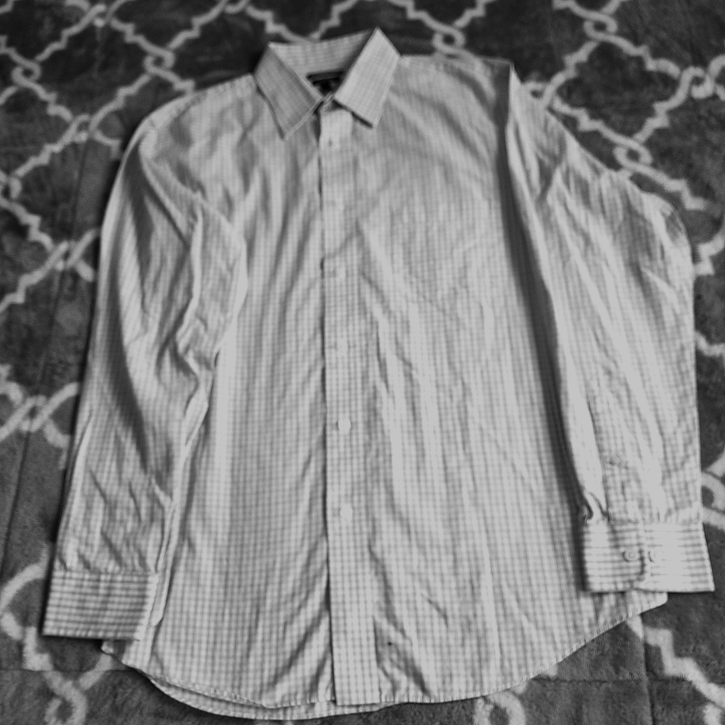 Croft & Barrow Croft & Barrow Men's Blue Striped Long Sleeve Dress Shirt 16 Size US M / EU 48-50 / 2 - 2 Thumbnail