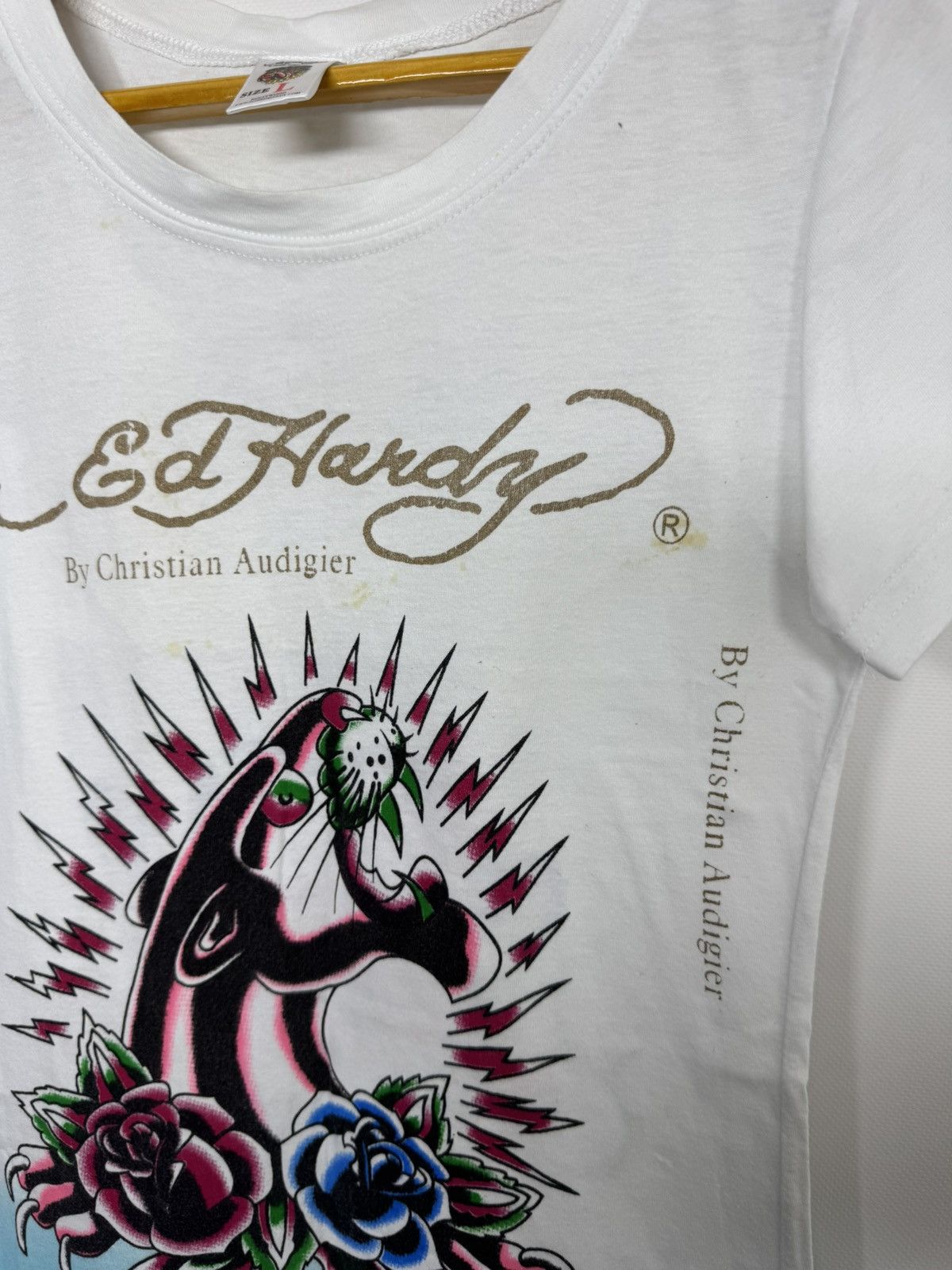 Ed Hardy Vintage Ed Hardy by Christian Audigier T-Shirt Size L / US 10 / IT 46 - 10 Thumbnail