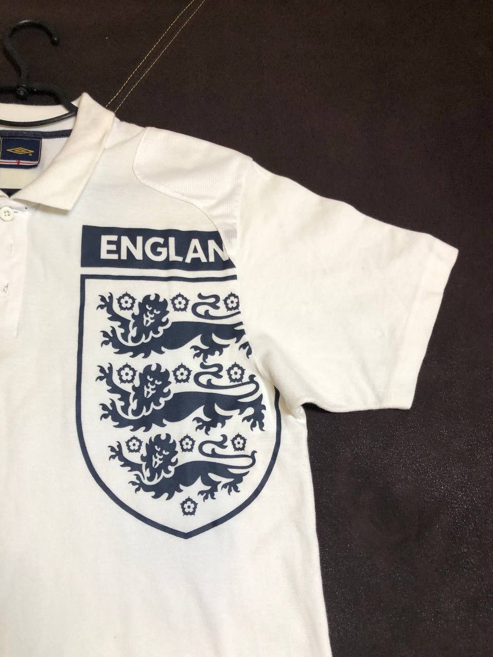 Umbro ENGLAND TEAM FOOTBALL POLO SHIRT JERSEY TRAINING UMBRO Size US L / EU 52-54 / 3 - 2 Thumbnail