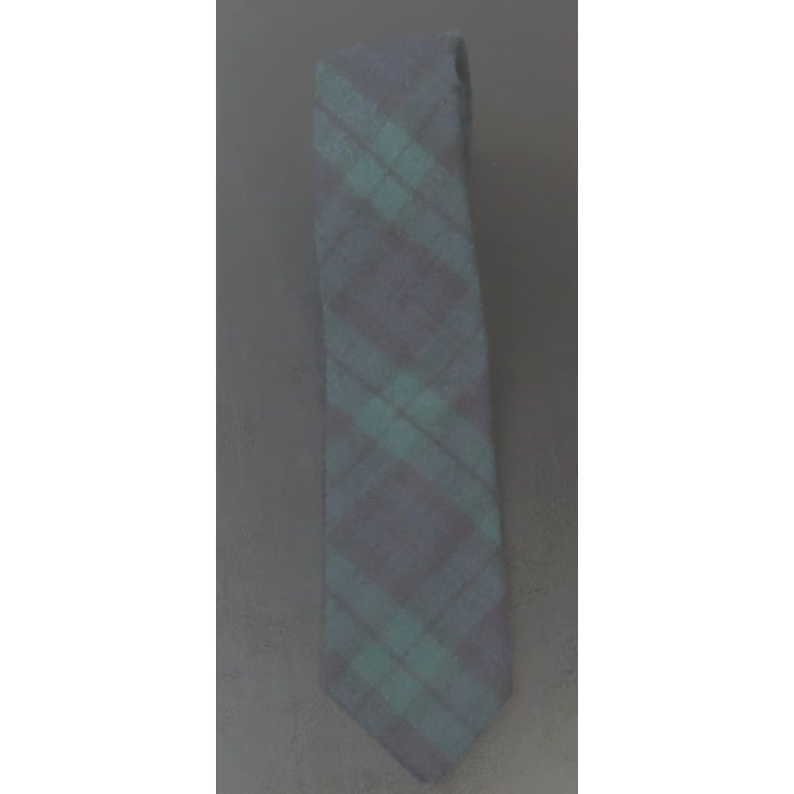 Pendleton Pendleton Men’s Tie Plaid Wool 3”x56” Adjustable Blue Green Classic 57" Neckwear Size ONE SIZE - 2 Thumbnail