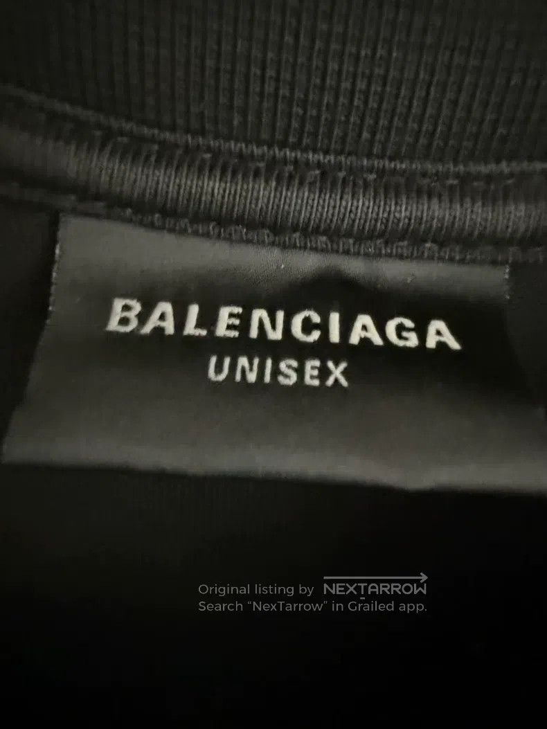 Balenciaga Balenciaga Reflective Front and Back Logo Short-Sleeve Size US S / EU 44-46 / 1 - 3 Thumbnail