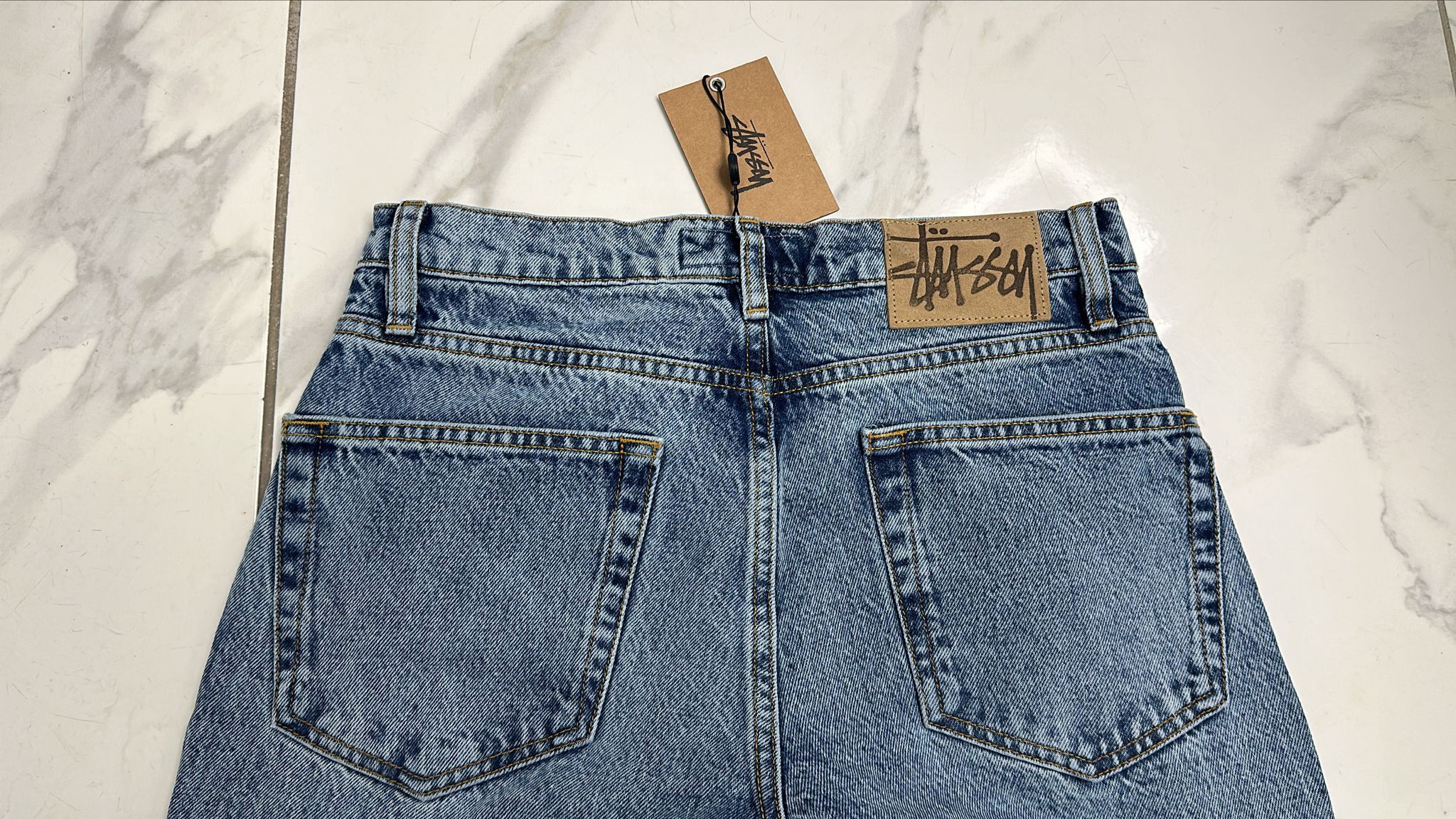 Stussy Stussy Classic Jean Denim Washed Blue Size 28 Size US 28 / EU 44 - 6 Thumbnail