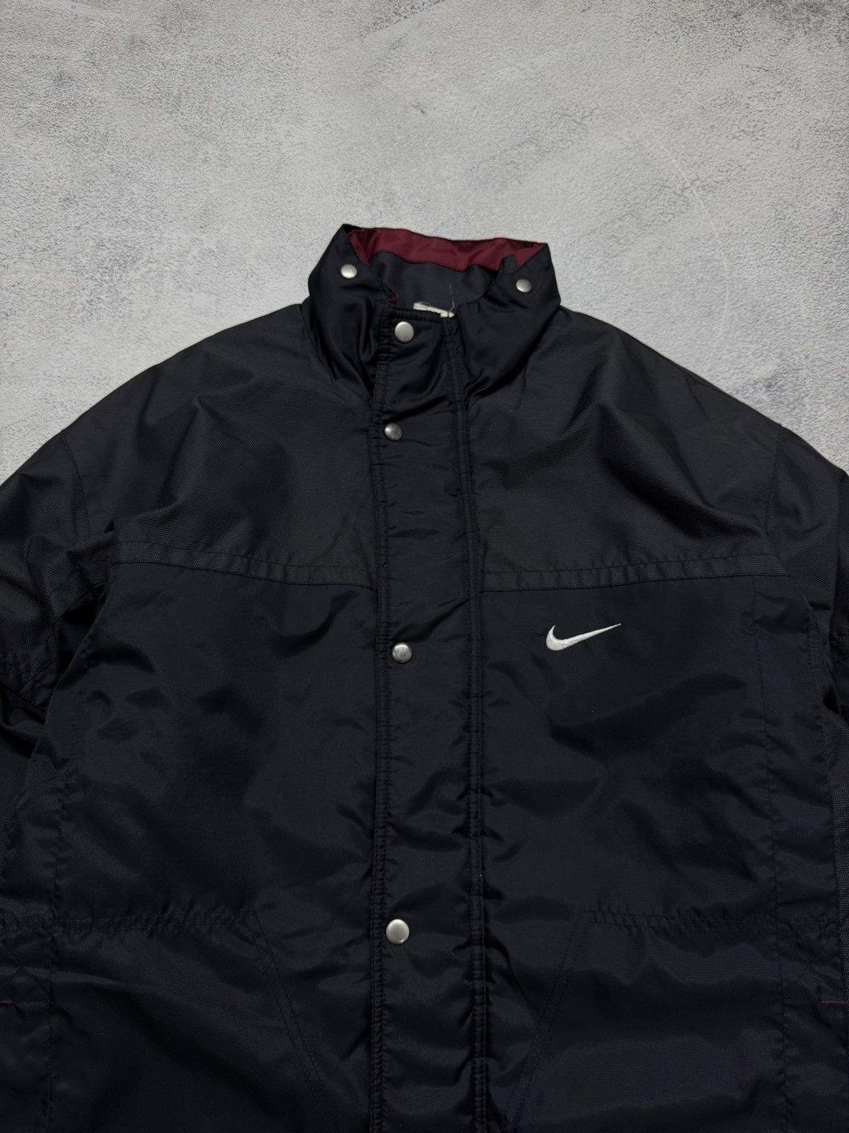 Nike Vintage Y2k Nike Nylon Mini Swoosh Jacket 00’s Size US S / EU 44-46 / 1 - 4 Thumbnail