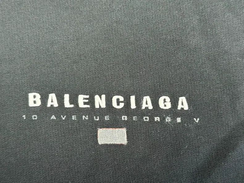 Balenciaga Balenciaga Solid color checkered collar long-sleeved Polo Size US M / EU 48-50 / 2 - 3 Thumbnail