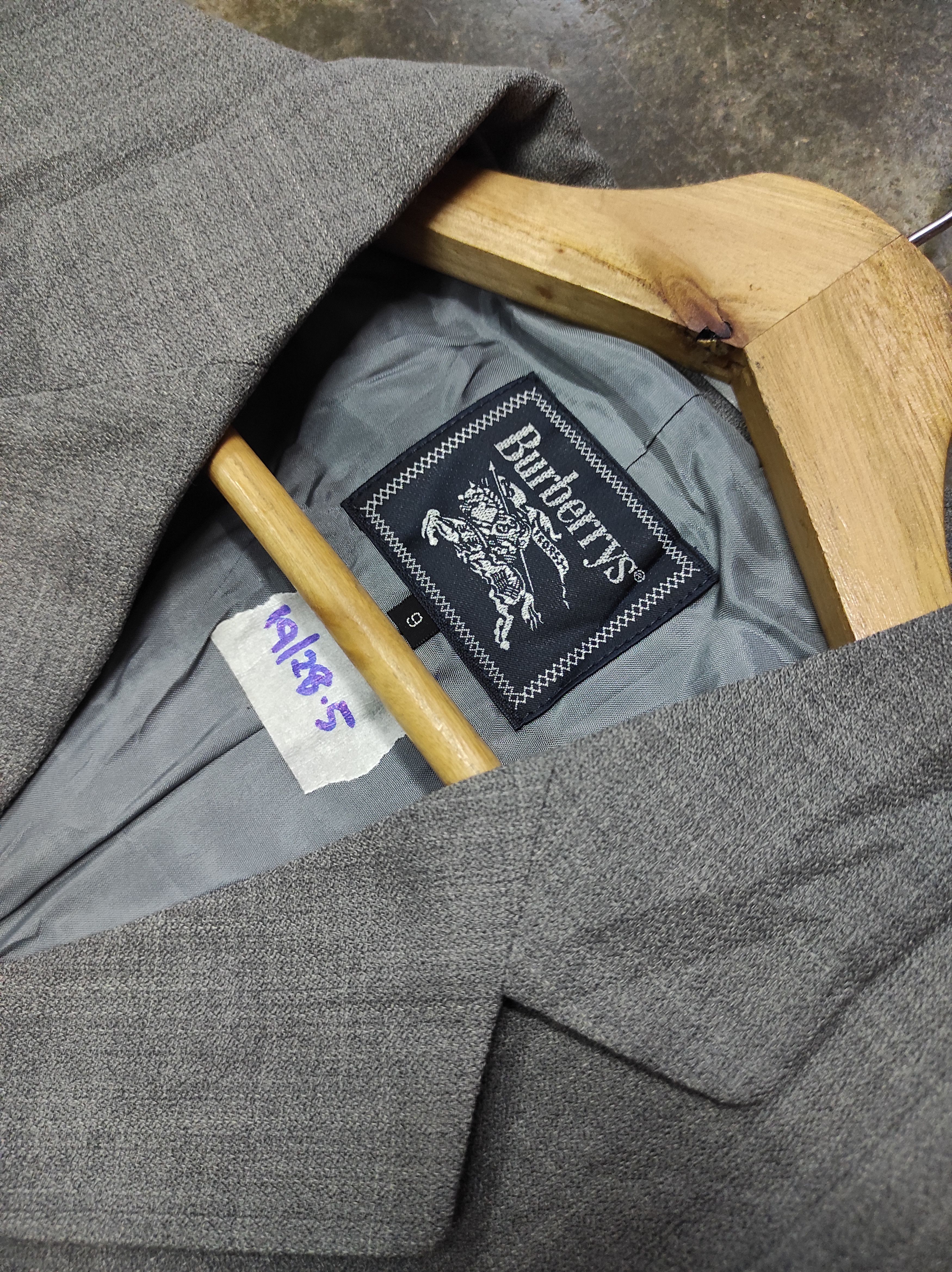 Burberry × Vintage BURBERRY VTG BLAZER JACKET Size S / US 4 / IT 40 - 6 Thumbnail