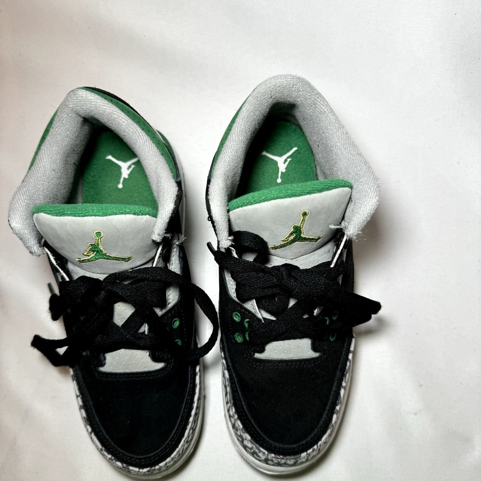 Jordan Brand × Nike Size 5 - Nike Air Jordan 3 Retro GS Pine Green Men's Shoes Size US 5 / EU 37 - 4 Thumbnail