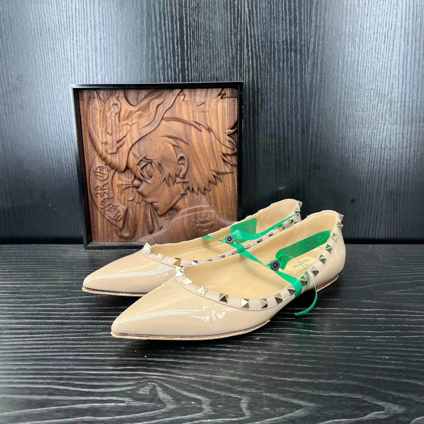 Valentino Valentino Rockstud Patent Leather Nude 39 with box Size US 8.5 / IT 38.5 - 1 Thumbnail