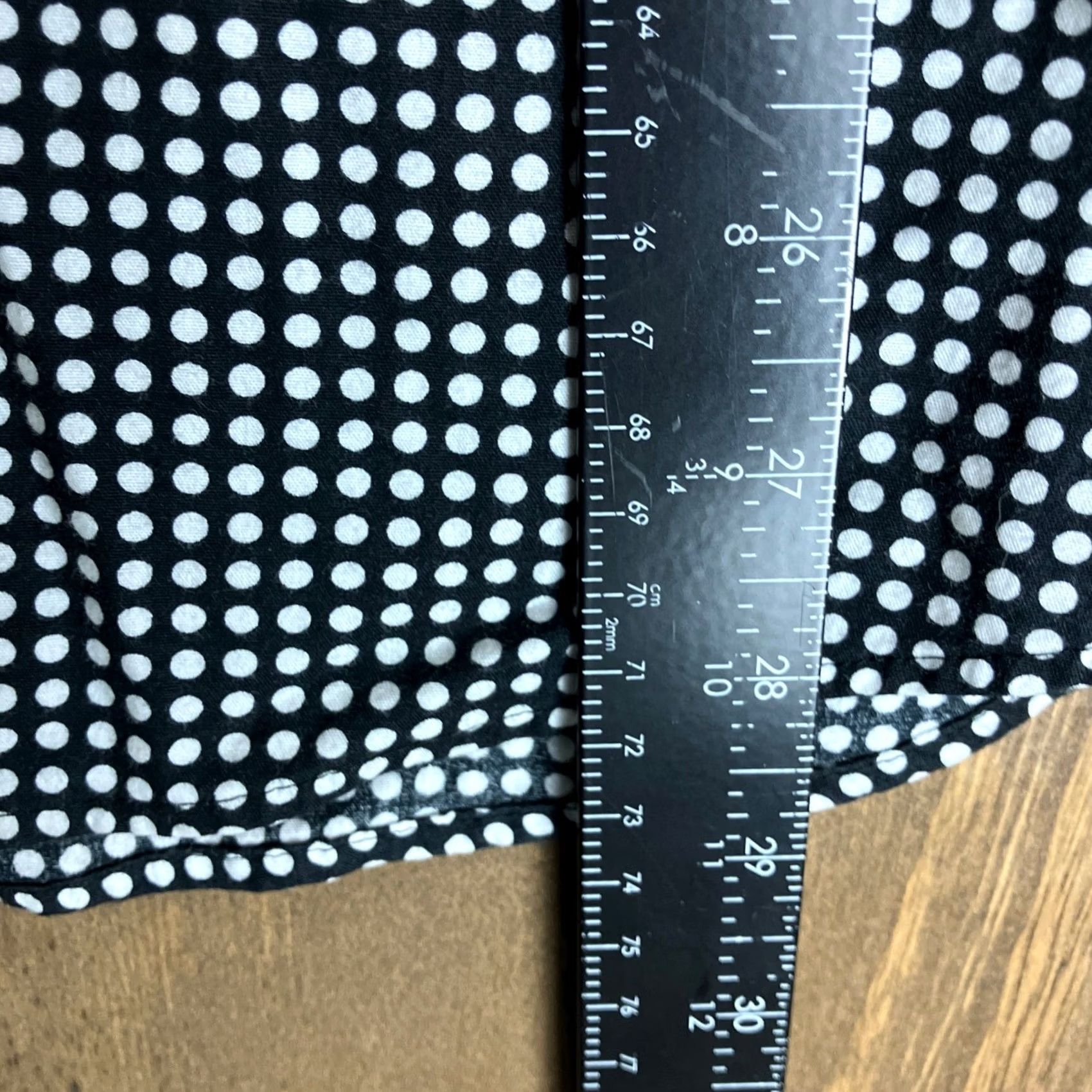 Express Express Womens Shirt Black White Dotted Extra Slim Button Down Long Sleeve L Women’s ShirtXS? Size L / US 10 / IT 46 - 7 Thumbnail