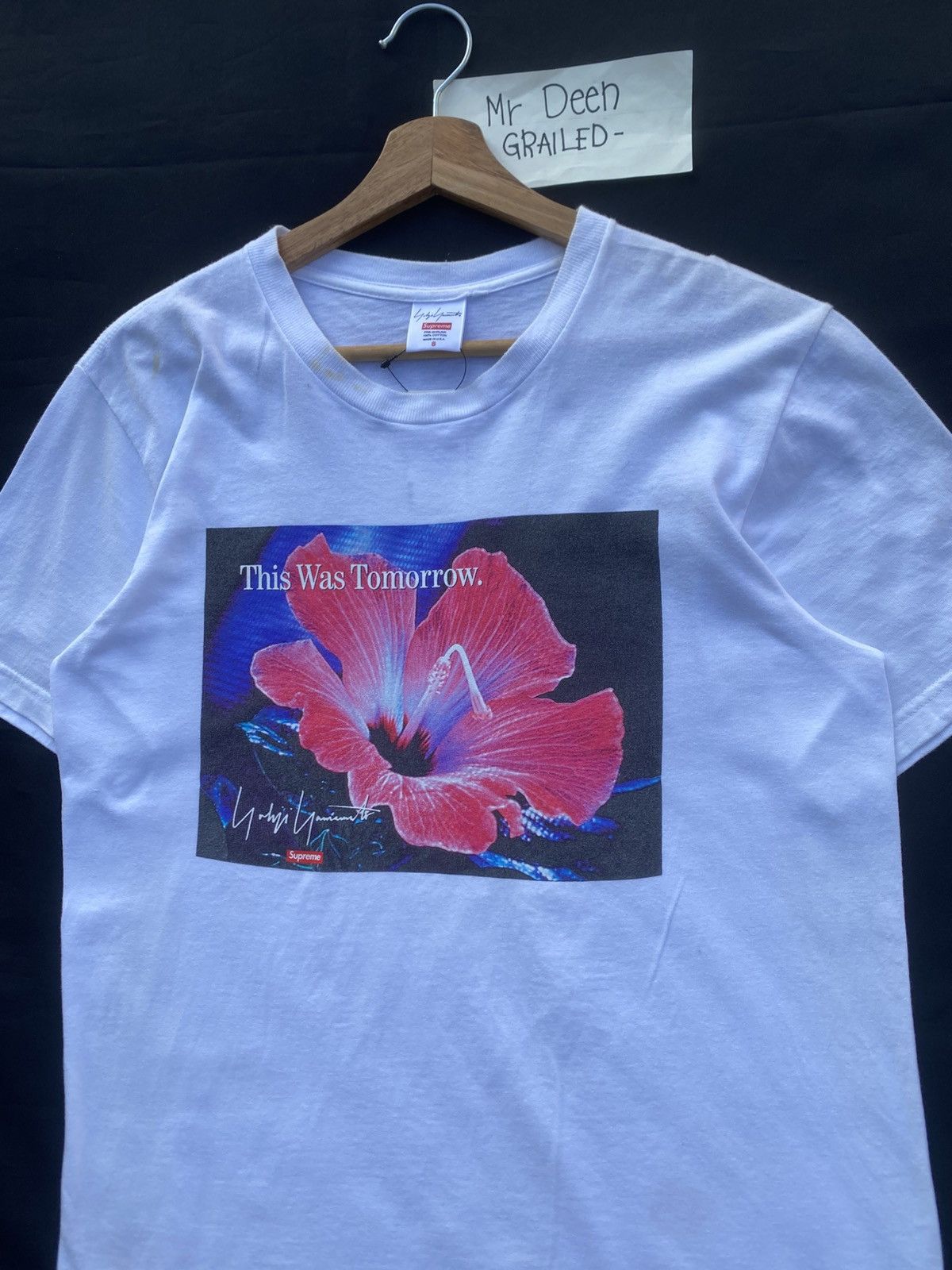 Supreme × Yohji Yamamoto Rare Supreme x Yohji Yamamoto Hibiscus Printed Tshirt Size US S / EU 44-46 / 1 - 7 Thumbnail