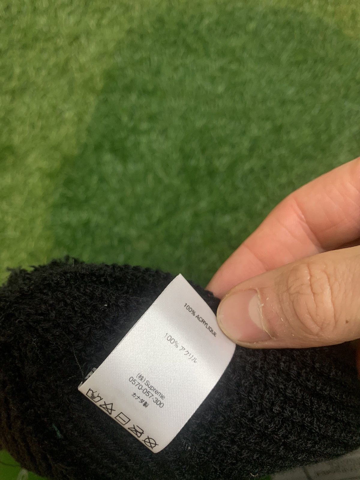 Supreme Defect mixed tissue Supreme Striped Beanie Black Size ONE SIZE - 5 Thumbnail