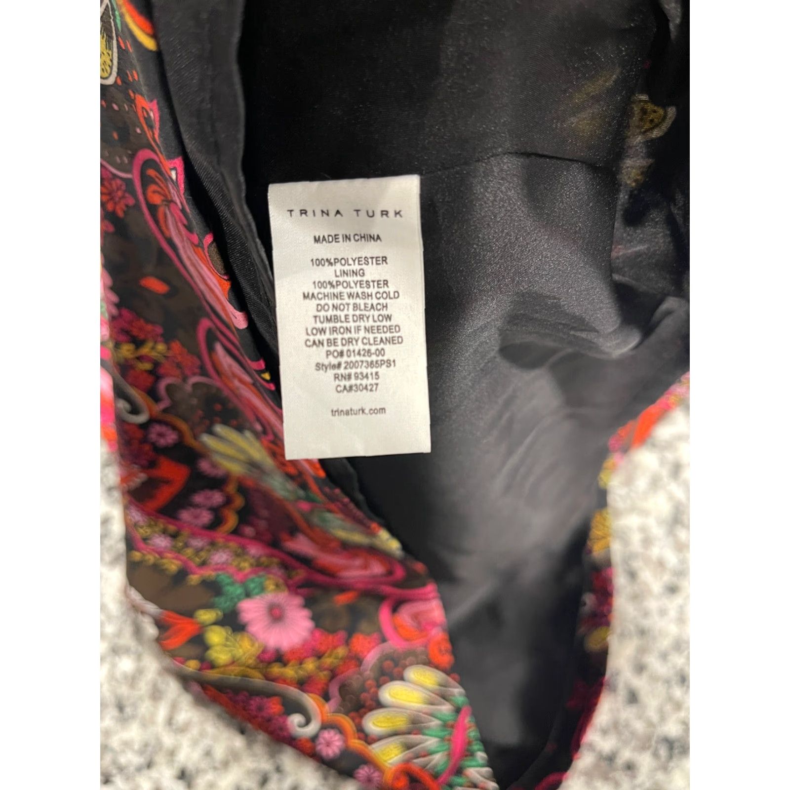 Trina Turk Trina Turk Christie Dress Shift V-Neck Tapestry Print Multicolor Size 8 NWT Size M / US 6-8 / IT 42-44 - 8 Thumbnail