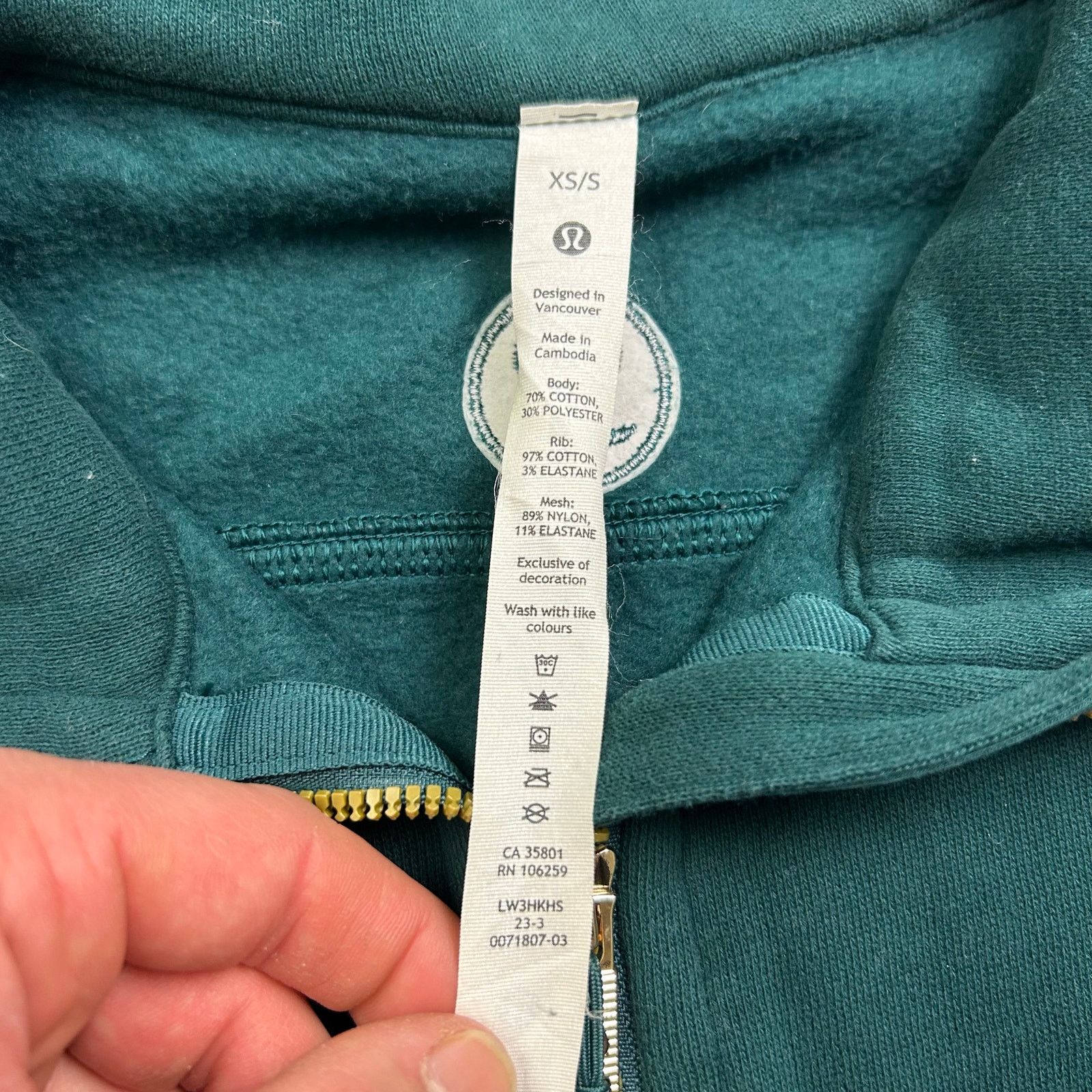 Lululemon Lululemon Scuba Oversized Funnel-Neck Half Zip Sweatshirt Size S / US 4 / IT 40 - 2 Thumbnail