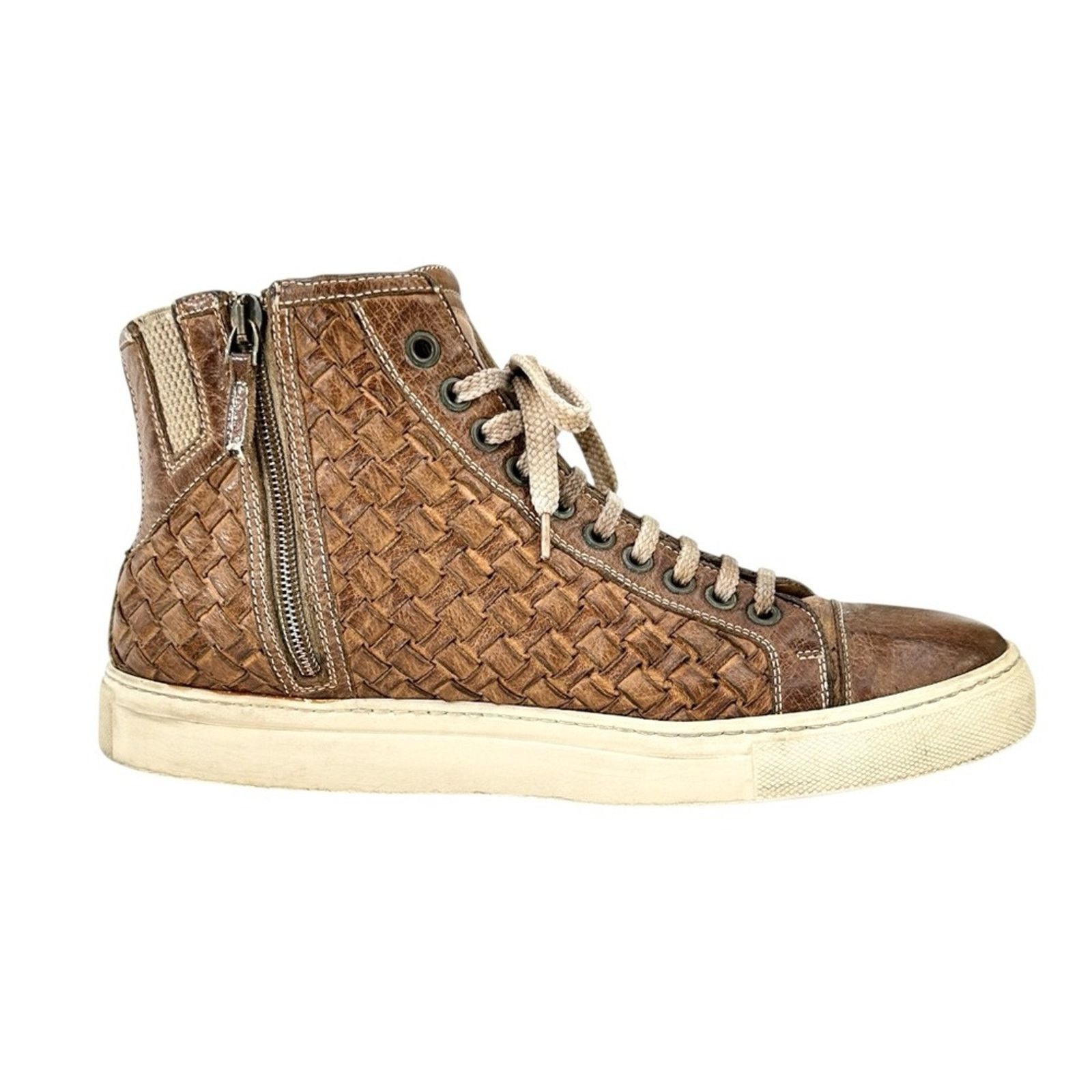 Other Calzoleria Toscana Dip-Dyed Woven High Top - Leather Shoes Size US 9.5 / EU 42-43 - 8 Thumbnail