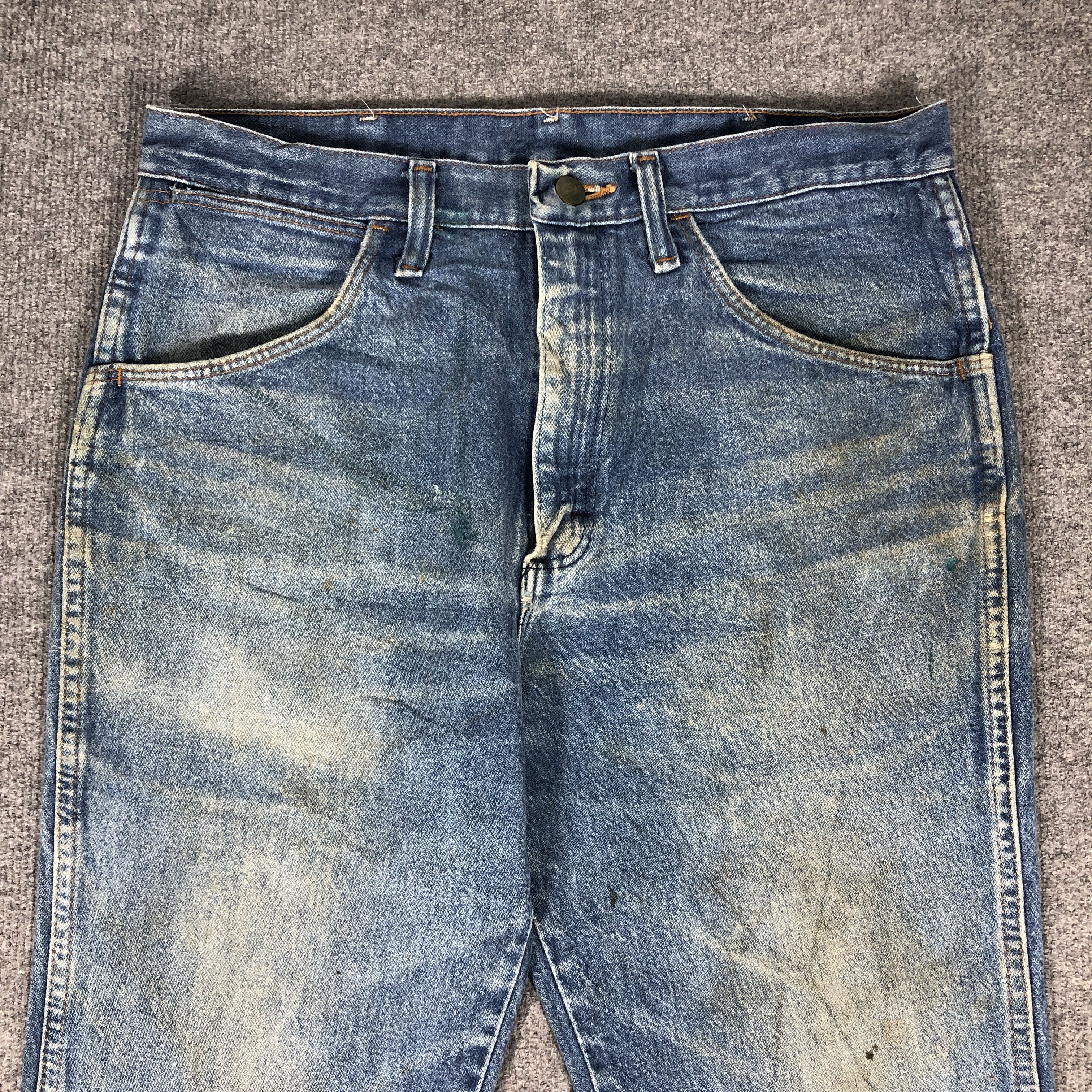 Vintage × Wrangler Vintage Wrangler Jeans Dirty L1037 Size US 33 - 2 Thumbnail