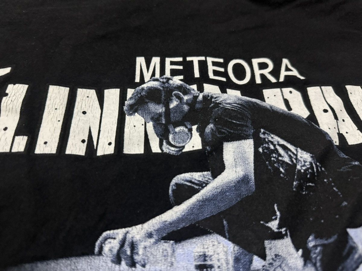 Band Tees Vintage Early 00s Linkin Park Meteora Bootleg T-Shirt Y2K Size US S / EU 44-46 / 1 - 4 Thumbnail