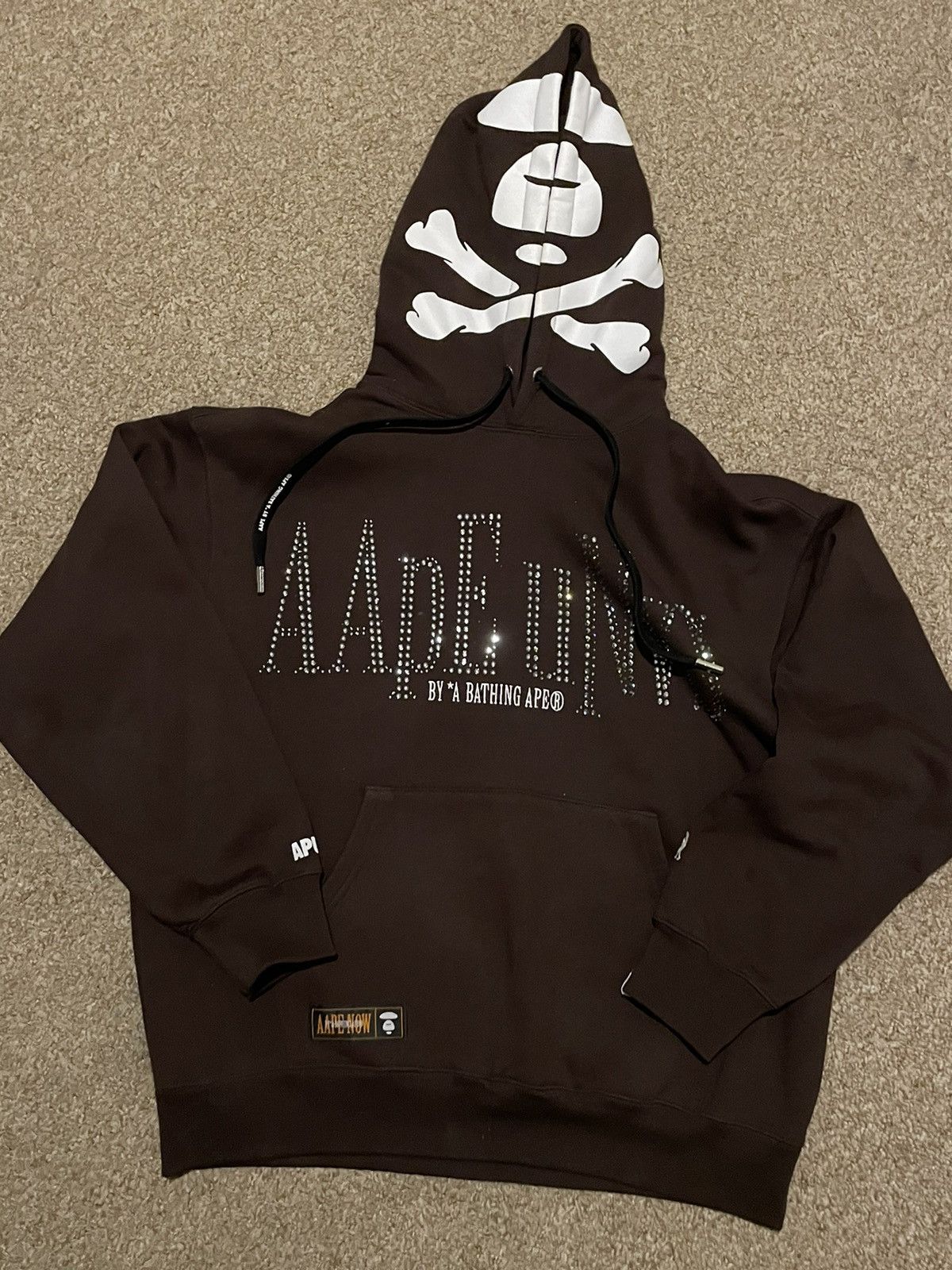 Aape Aape by A Bathing Ape Rhinestone Hoodie | Grailed