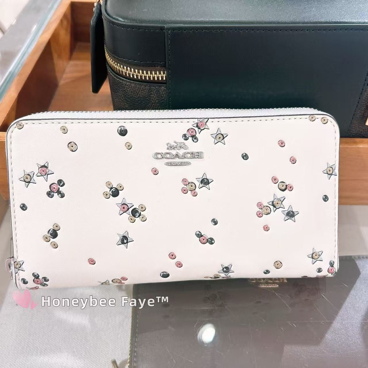 Coach Long Zip Around Wallet With Star Print CCL38 Size ONE SIZE - 1 Thumbnail