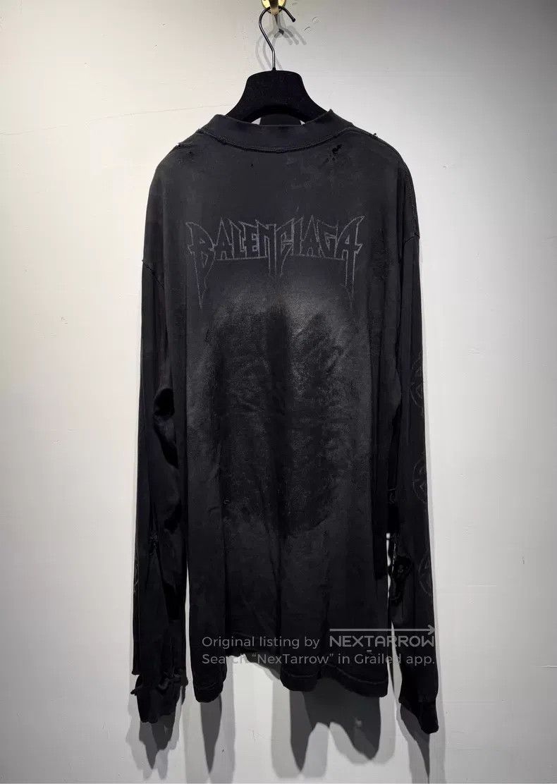Balenciaga Balenciaga Letter Logo Pattern Printed Round Neck Loose Fi Size US XS / EU 42 / 0 - 2 Thumbnail