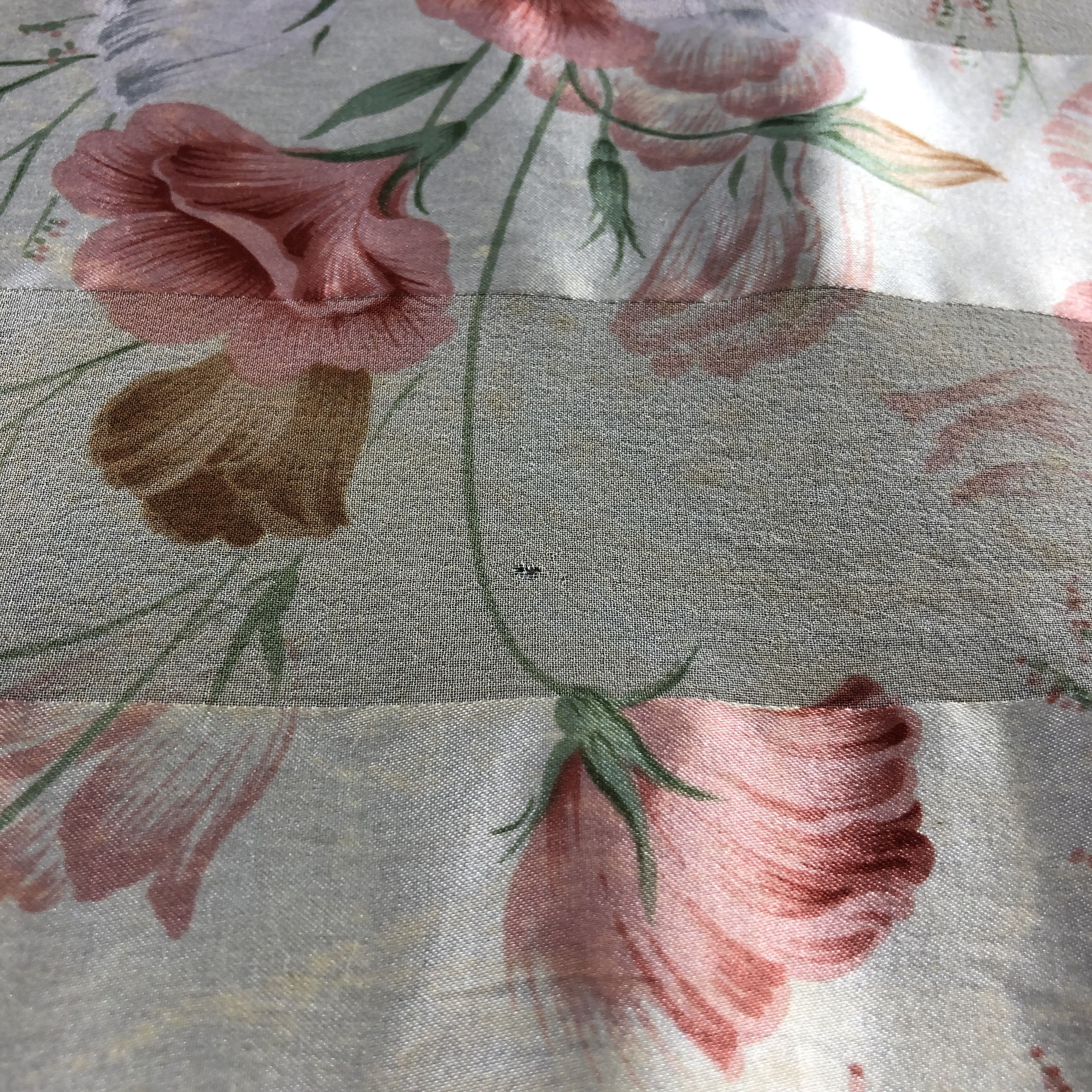 Vintage Jun Ashida Floral Silk Scarf M1327 Size ONE SIZE - 13 Thumbnail