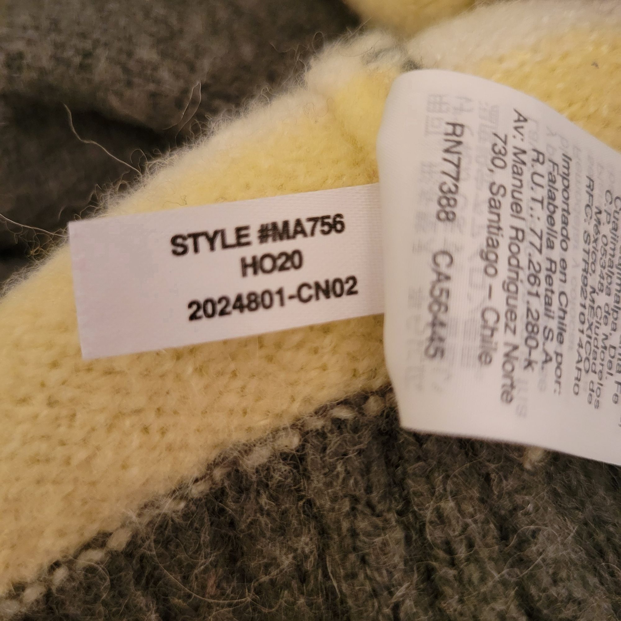 Madewell Madewell Striped Sweater XS Alpaca Wool Yellow Green FULTON Size XS / US 0-2 / IT 36-38 - 7 Thumbnail