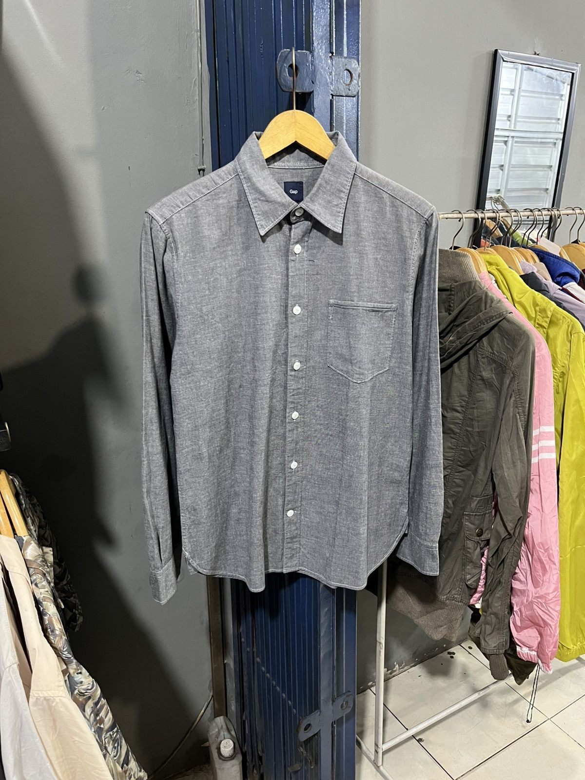 Japanese Brand gap long sleeve button shirt Size US S / EU 44-46 / 1 - 1 Thumbnail