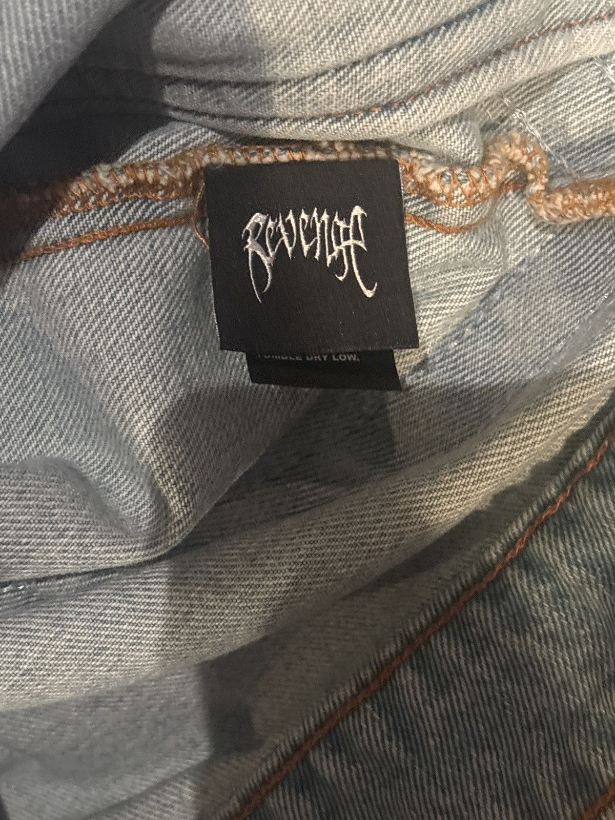 Revenge Revenge spiderweb jean jacket XL Size US XL / EU 56 / 4 - 6 Thumbnail