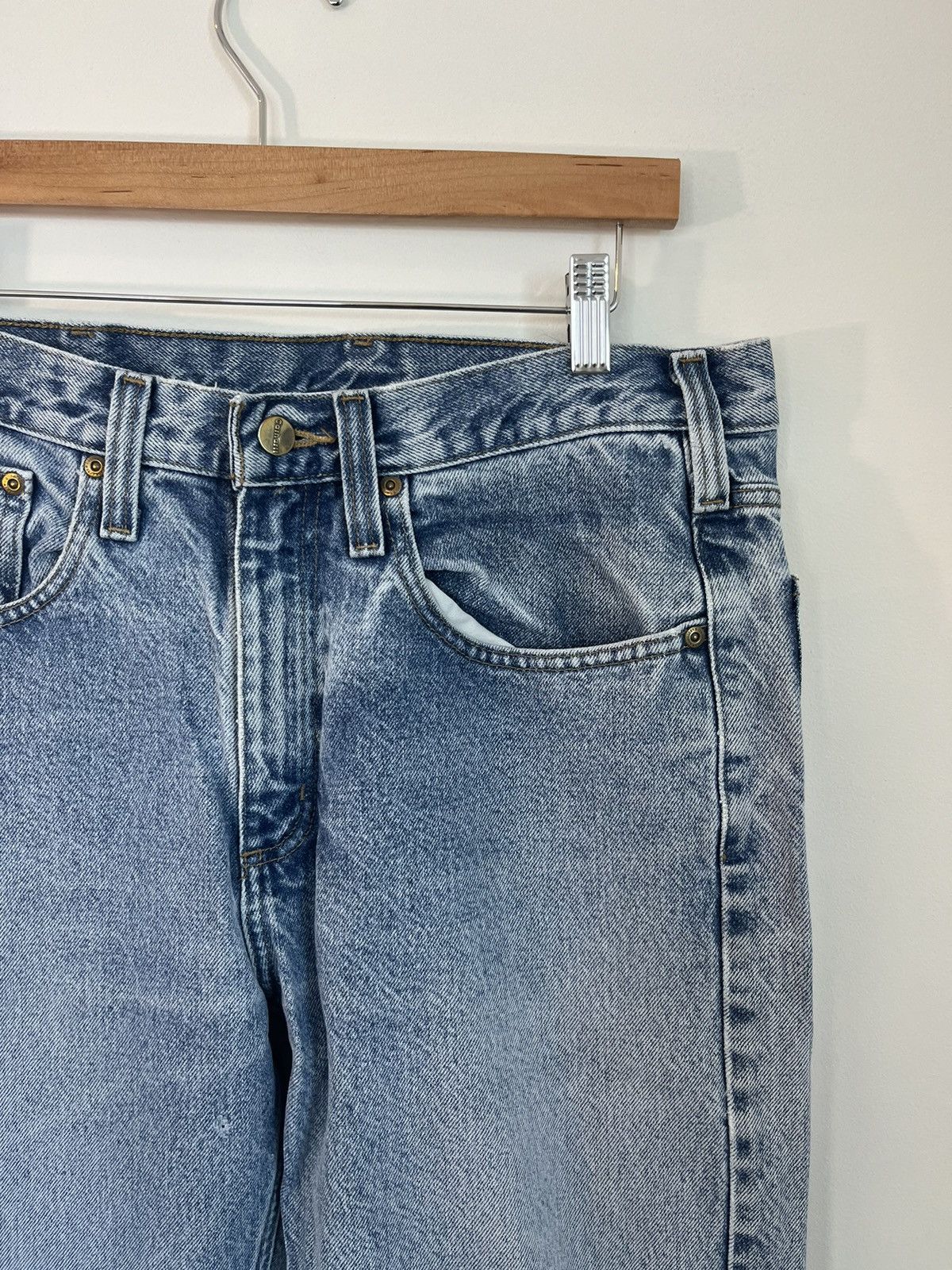 Carhartt Carhartt Vintage Basic Denim Blue Jeans Size US 33 - 2 Thumbnail