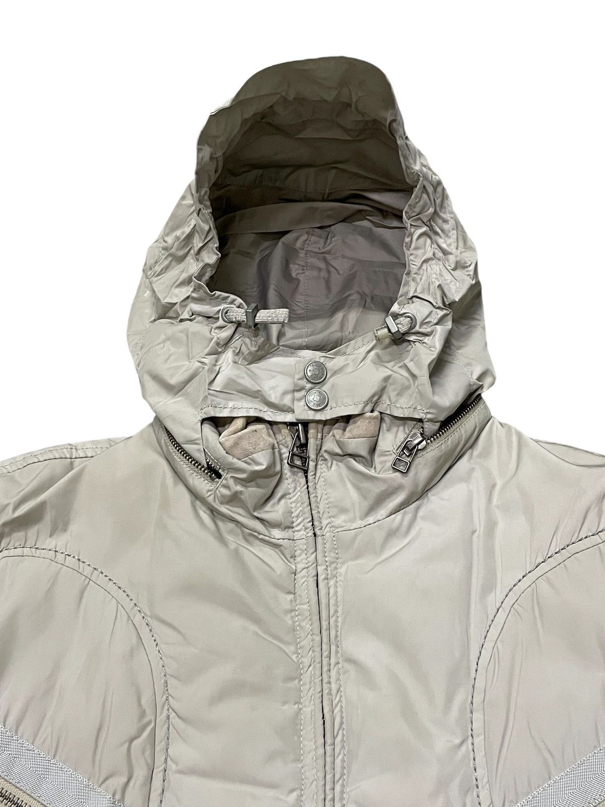 Marithe + Francois Girbaud AW/96 Girbaud Geometrical Paneled Padded Down Jacket Size US M / EU 48-50 / 2 - 10 Thumbnail