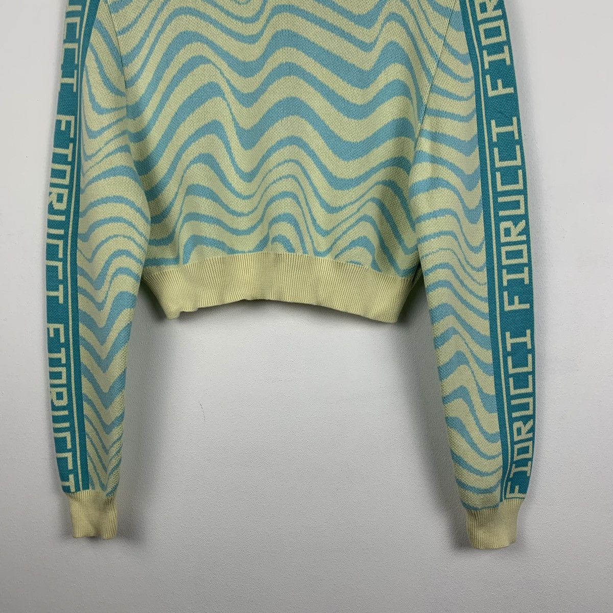 Fiorucci Designer Fiorucci Knit Crop Cardigan Long Sleeve Size L Y2K Size L / US 10 / IT 46 - 9 Thumbnail
