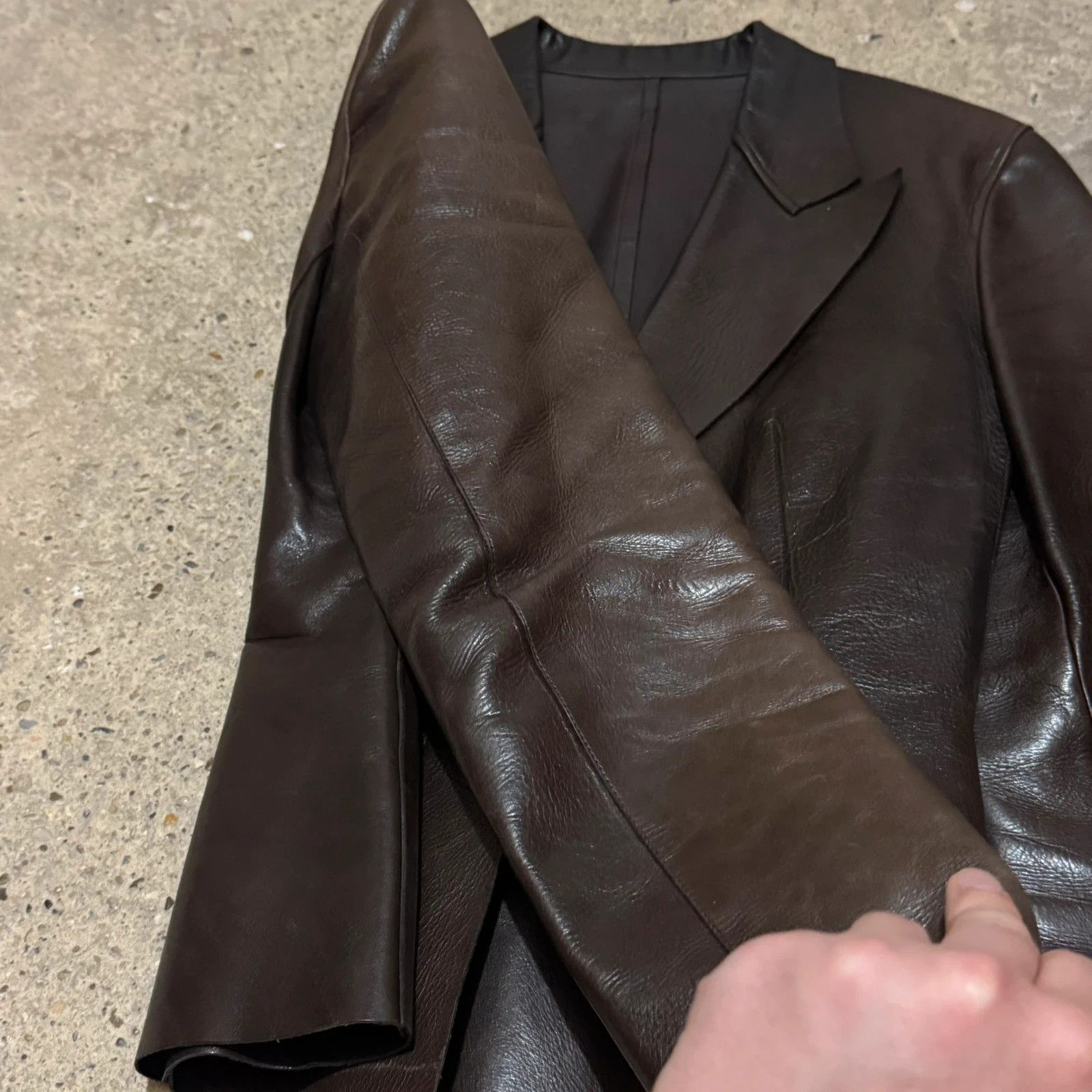 Gucci S/S 1998 Gucci by Tom Ford leather blazer Size S / US 4 / IT 40 - 10 Thumbnail