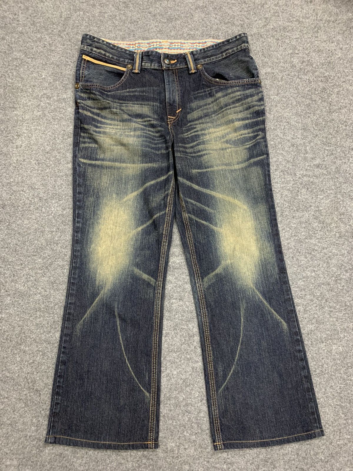 Edwin Edwin Vintage XV Flare Denim - Sun Faded Wash. Size US 38 / EU 54 - 2 Thumbnail