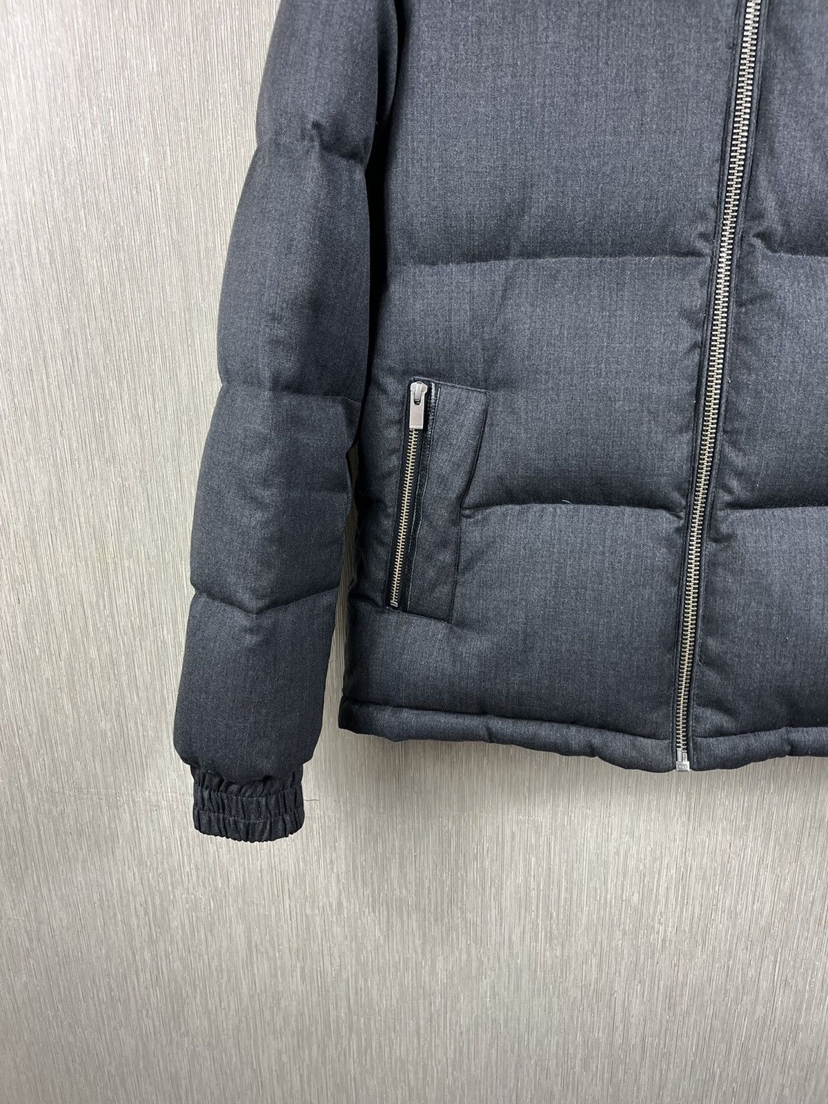 Designer × The Kooples The Kooples wool down puffer jacket hooded leather acs Size US M / EU 48-50 / 2 - 7 Thumbnail