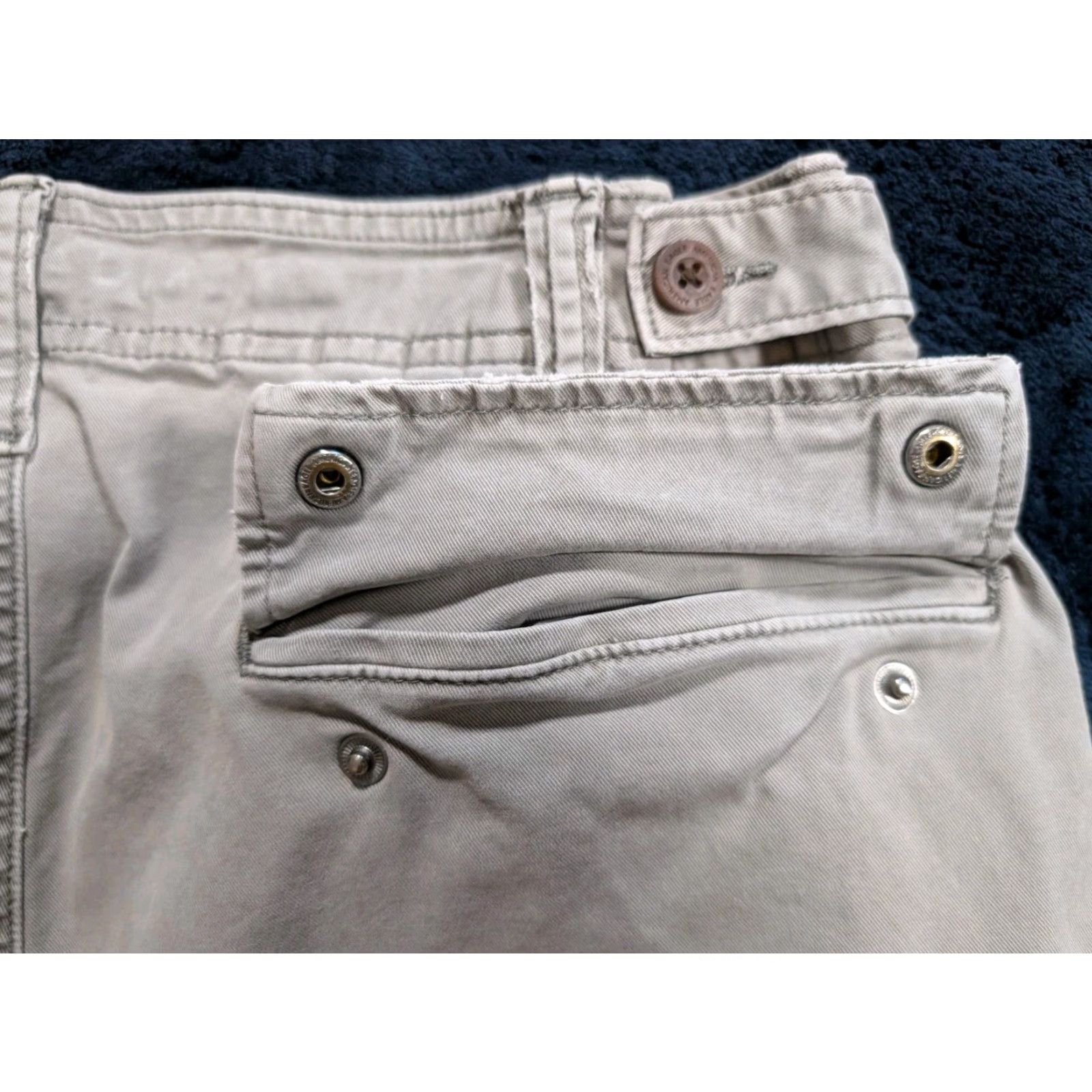 American Eagle Outfitters American Eagle Outfitters Cargo Pants Men 34x30 Gray Canvas Flex Lived In Straight 34in Inseam Regular Fit Vintage No Size US 34 / EU 50 - 7 Thumbnail