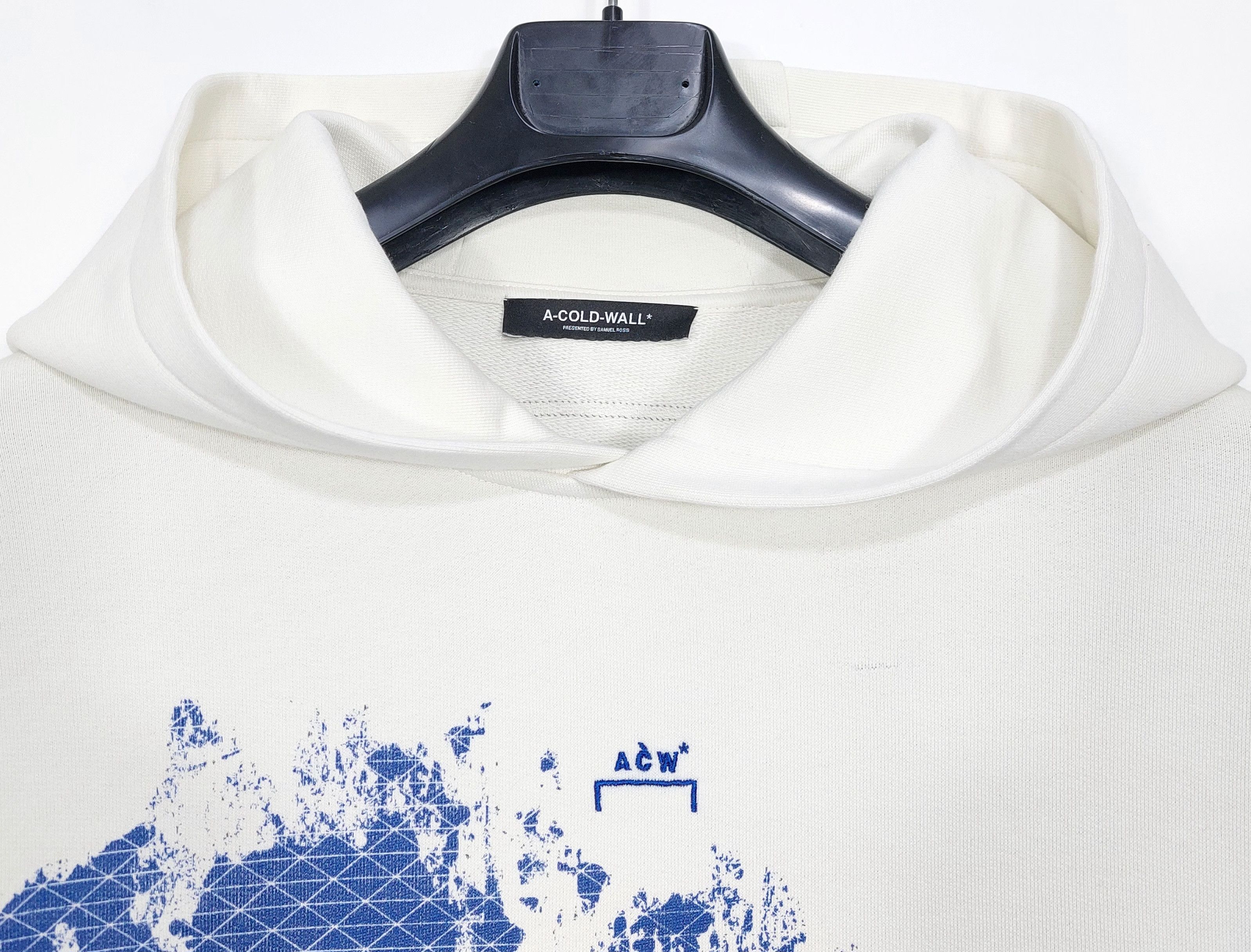 Brushstroke print hoodie