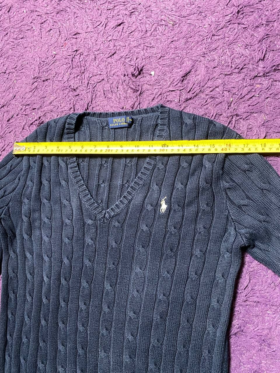 Polo Ralph Lauren Y2K knitted print blue Sweaters Polo Ralph Lauren Vintage Size US M / EU 48-50 / 2 - 13 Thumbnail