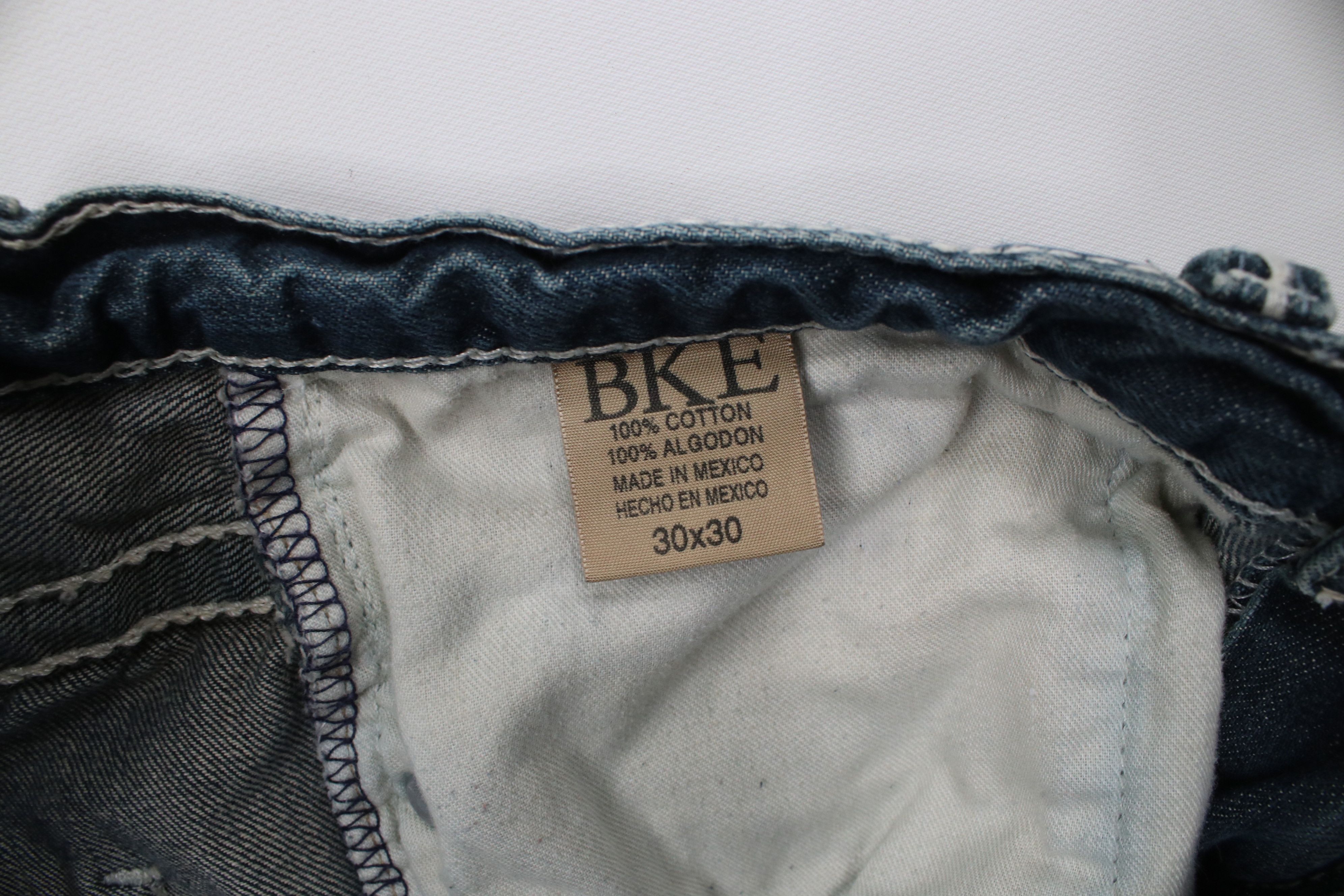 Vintage Buckle BKE Thick Stitch Tyler Straight Leg Denim Jeans Size US 30 / EU 46 - 8 Thumbnail