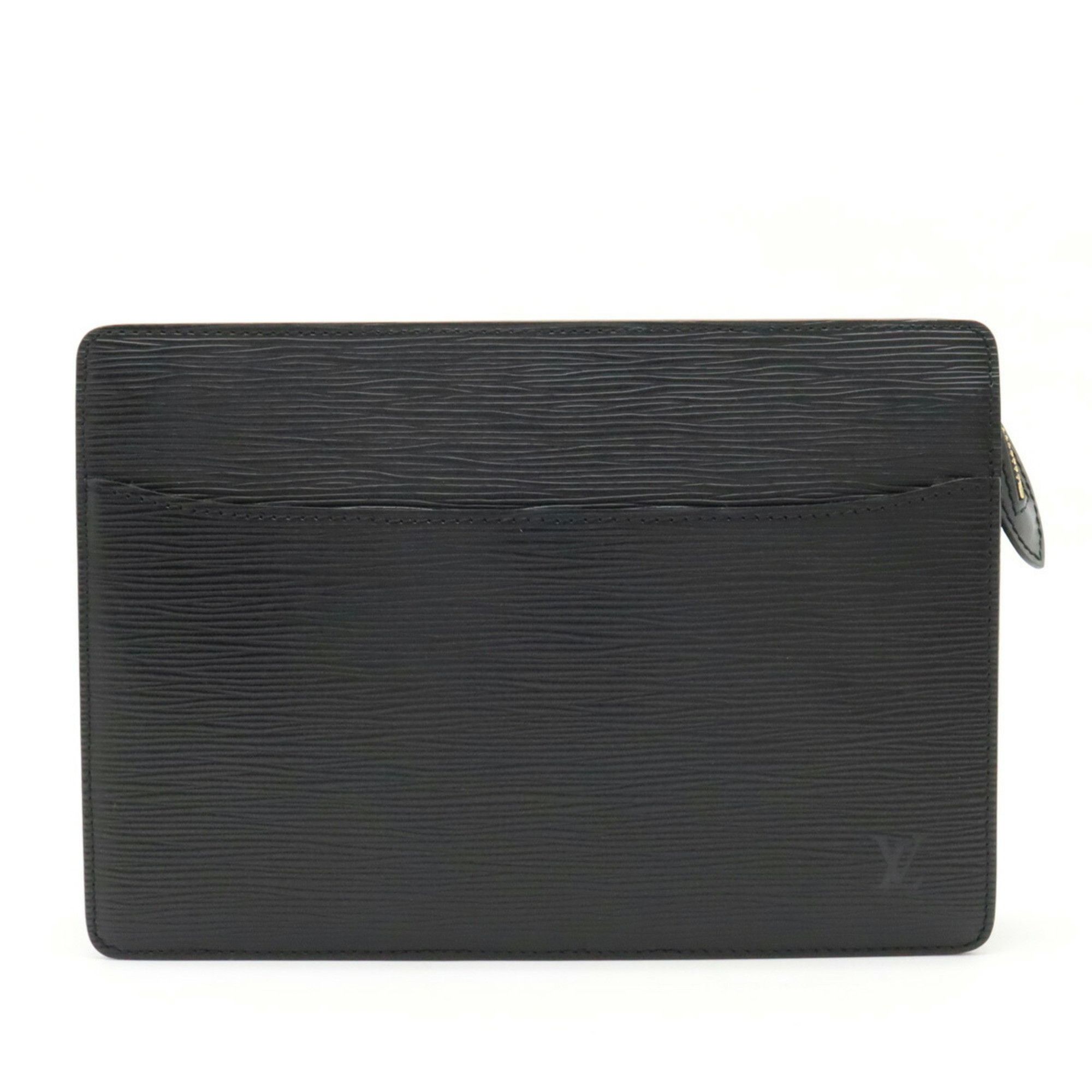 Louis Vuitton Epi Pochette Homme Second Bag Clutch Noir Black