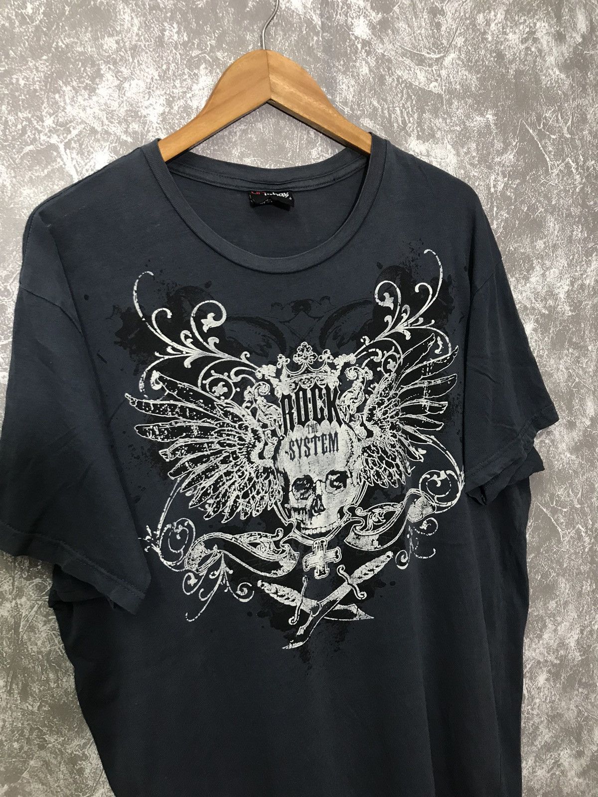 Affliction × Ed Hardy × Southpole Affliction Skull Wing Y2K Graphic Tee Size US XL / EU 56 / 4 - 2 Thumbnail