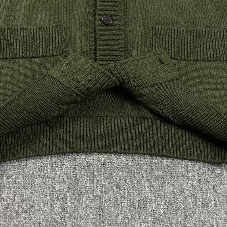Louis Vuitton Louis Vuitton Nigo Signature Olive Green Geometric Cardiga Size US XL / EU 56 / 4 - 4 Thumbnail