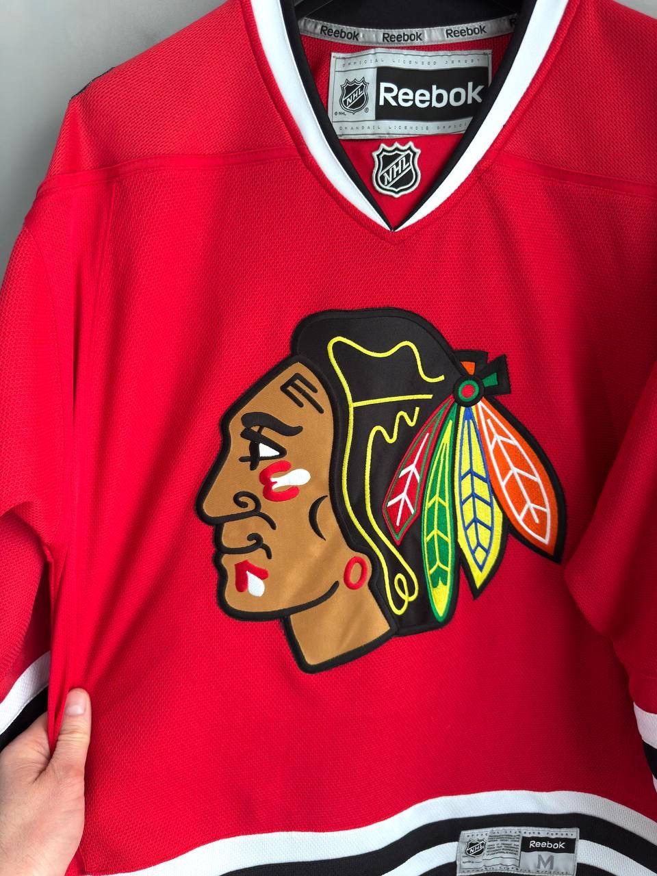 Reebok Reebok Chicago Blackhawks NHL Red Hockey Jersey, Size M Size US M / EU 48-50 / 2 - 6 Thumbnail