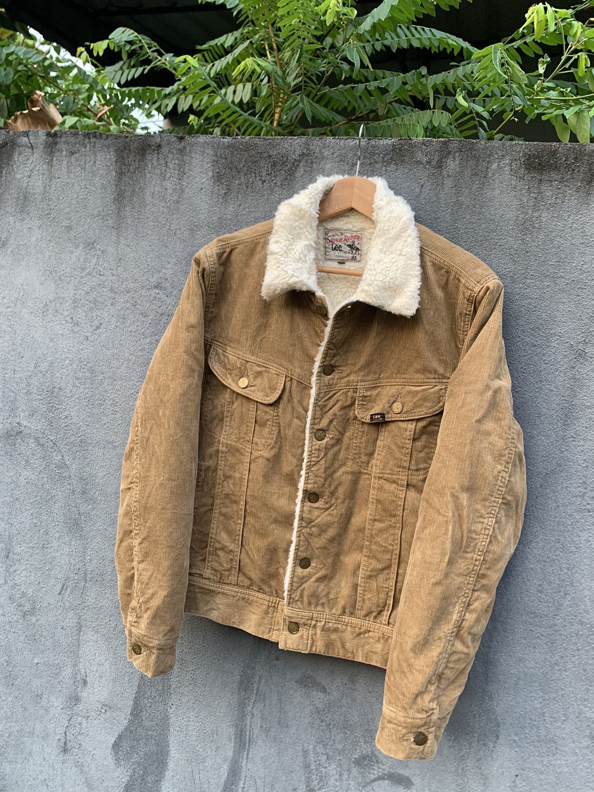 Lee 👹Vintage LEE STORM RIDER CORDUROY BROWN TRUCKER JACKET Size US M / EU 48-50 / 2 - 7 Thumbnail