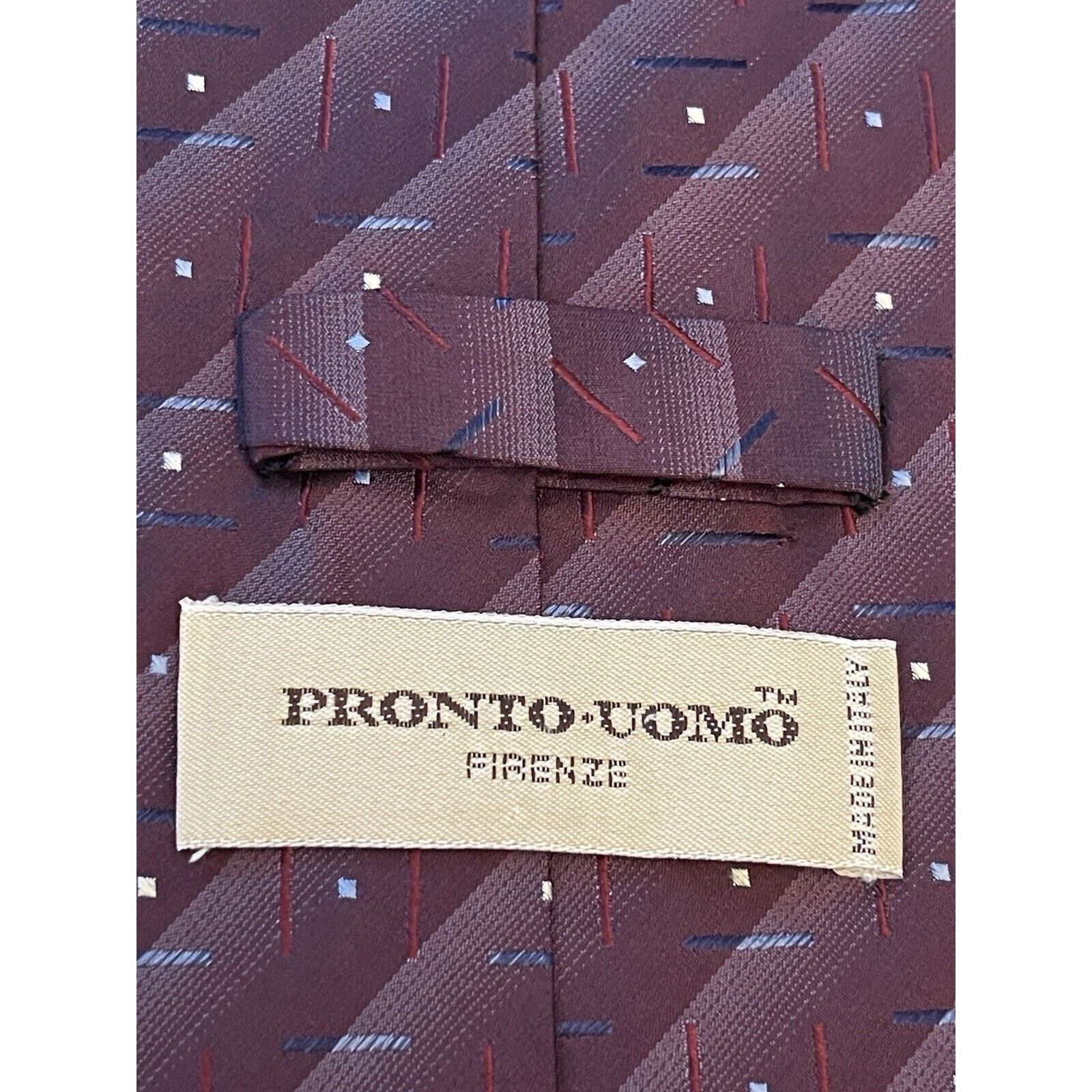 Pronto Uomo Pronto Uomo Firenze Hand Made 100% Silk Made In Italy Size ONE SIZE - 8 Thumbnail