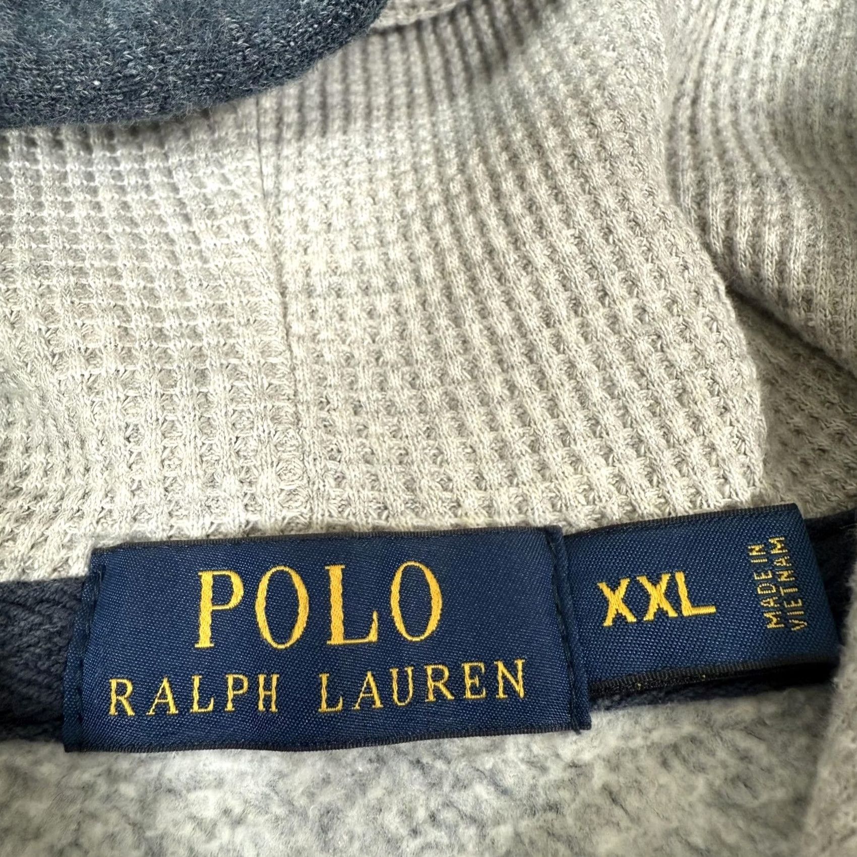 Polo Ralph Lauren Polo Ralph Lauren Hoodie Mens 2XL Blue Zip Up Fleece Sweater Pony Logo Preppy Size US XXL / EU 58 / 5 - 7 Thumbnail