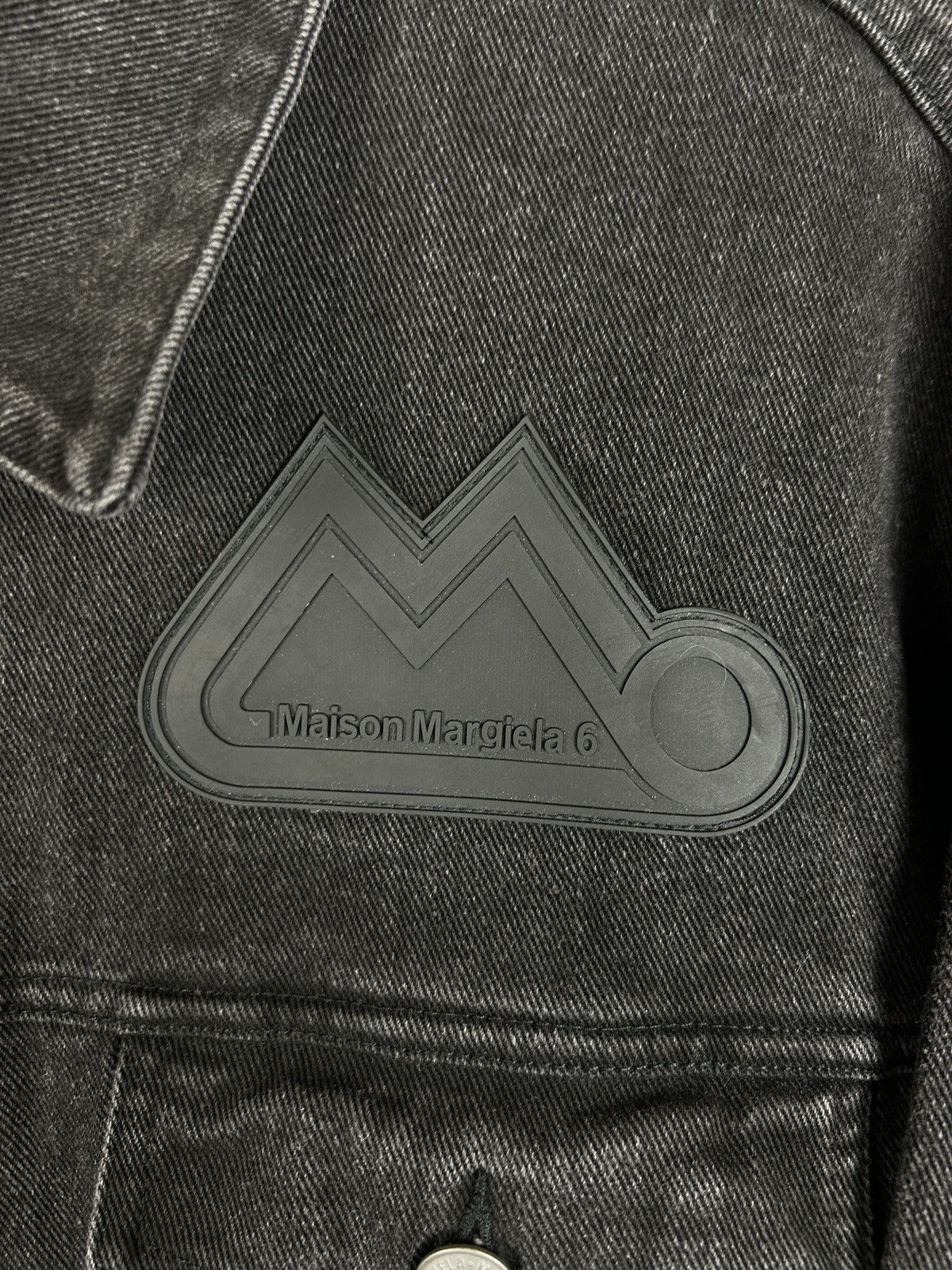 Maison Margiela Maison Margiela MM6 Black Cut Out Detail Denim Jacket 38 Size S / US 4 / IT 40 - 3 Thumbnail
