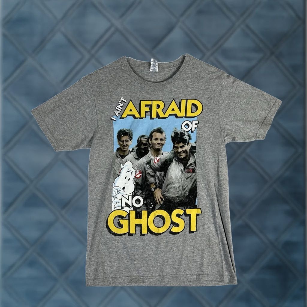 Vintage Ghostbusters T-Shirt Mens S Gray Crewneck Short Sleeve Top 80s Retro Ghostbusters Shirt Womens? Size US S / EU 44-46 / 1 - 1 Thumbnail